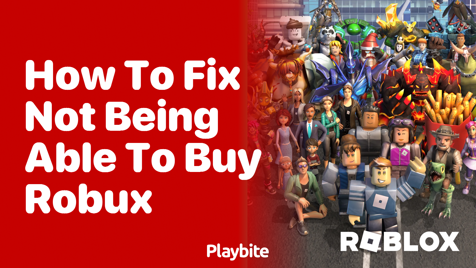 How to Fix Not Being Able to Buy Robux?