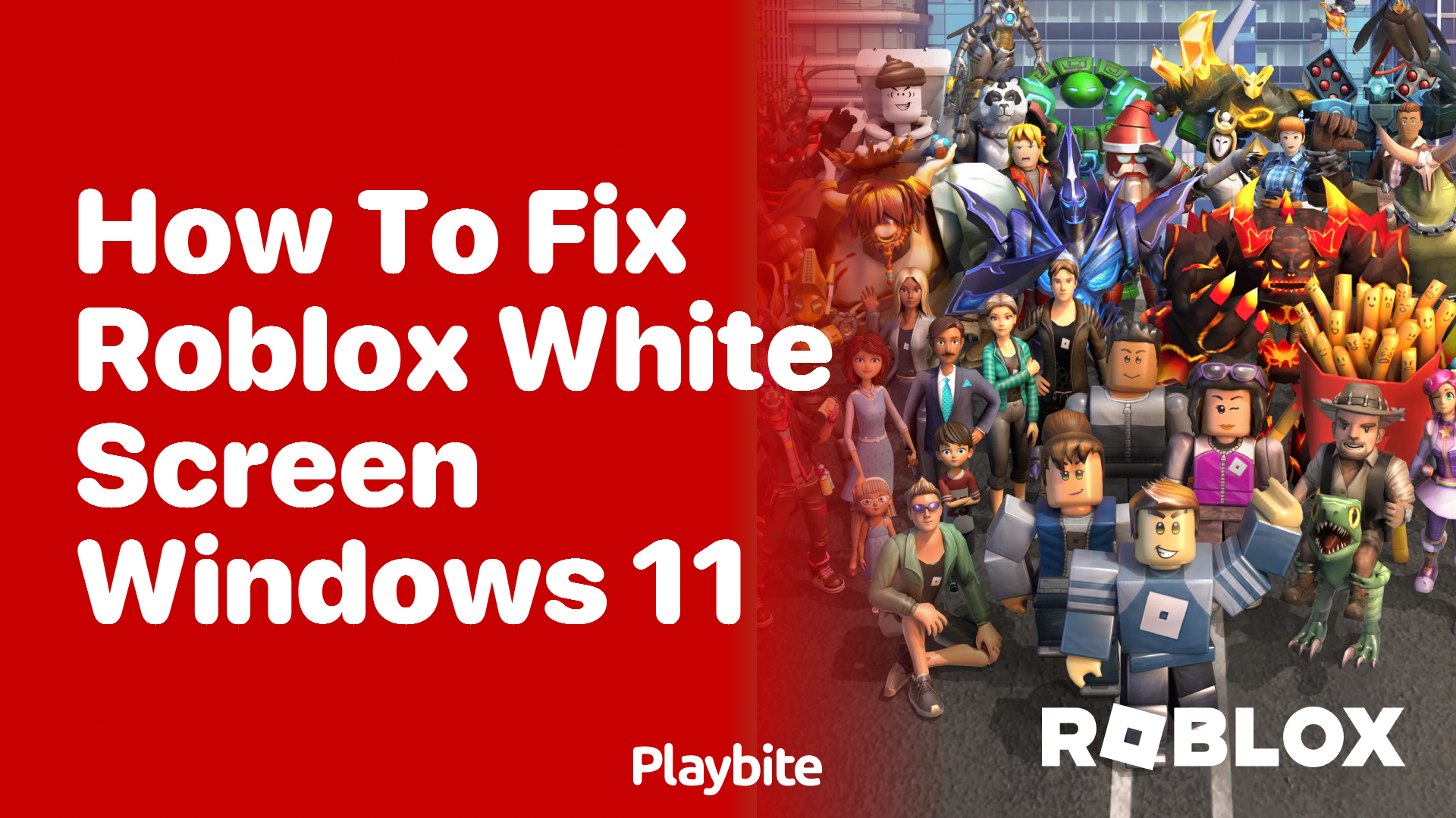 How to Fix Roblox White Screen on Windows 11