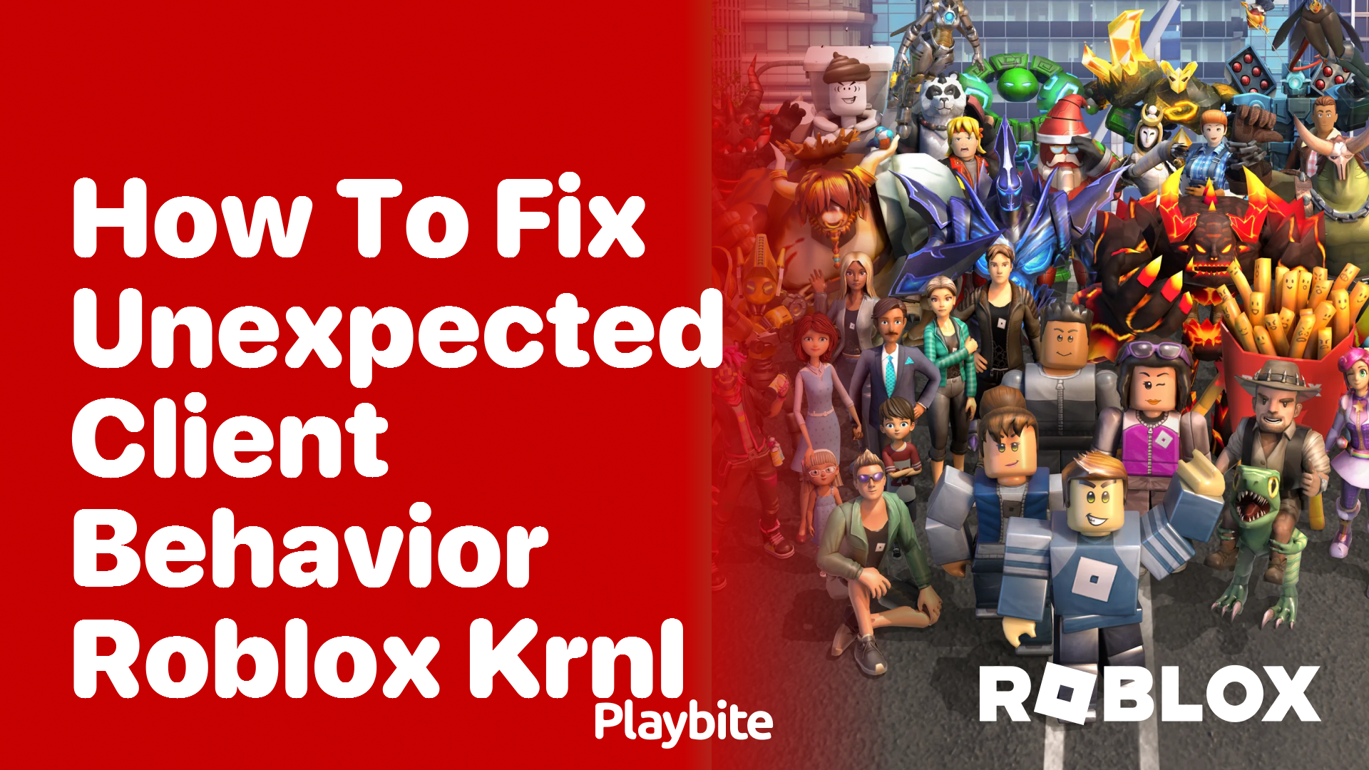 How to Fix Unexpected Client Behavior in Roblox KRNL