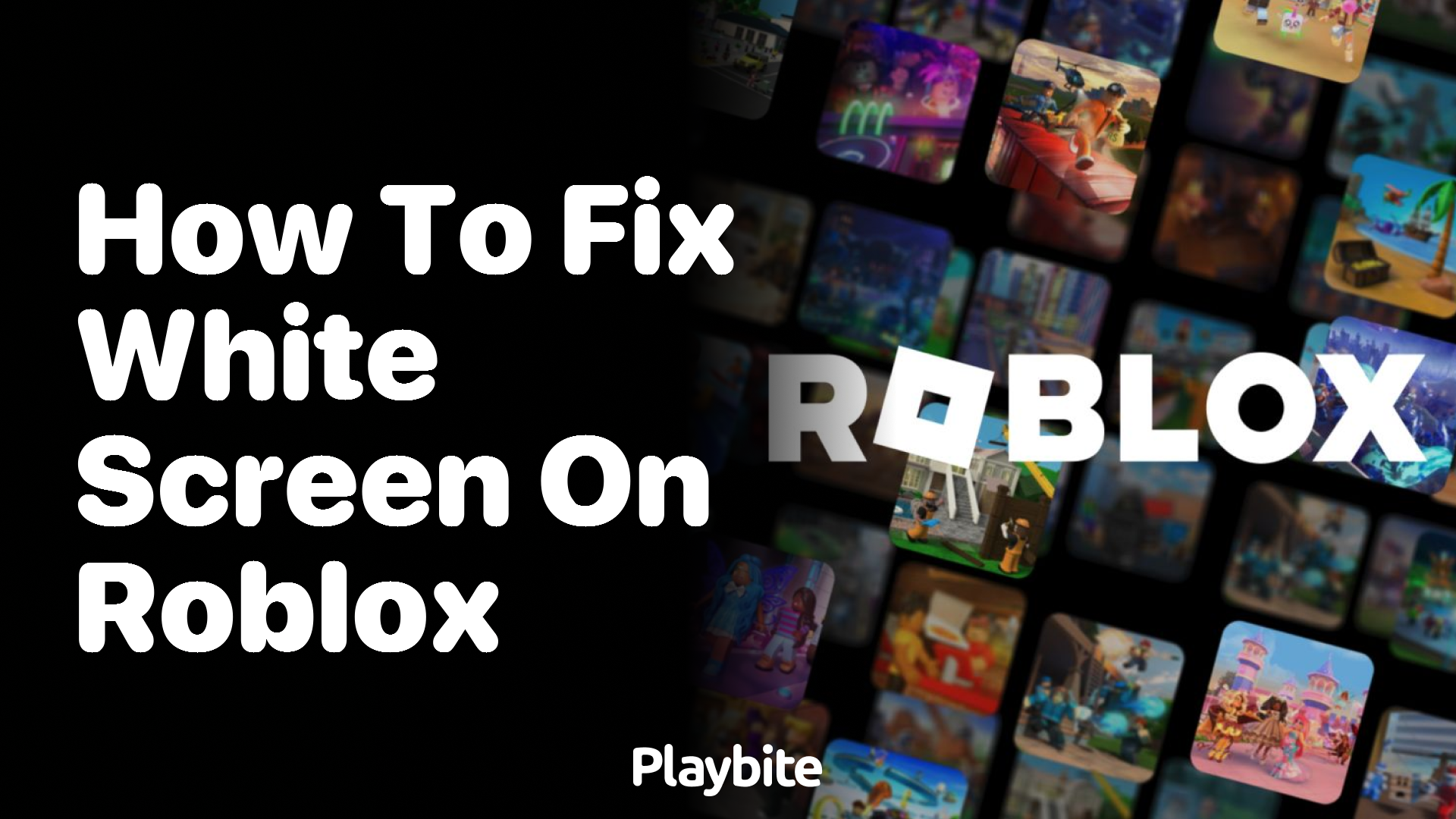How to Fix White Screen on Roblox