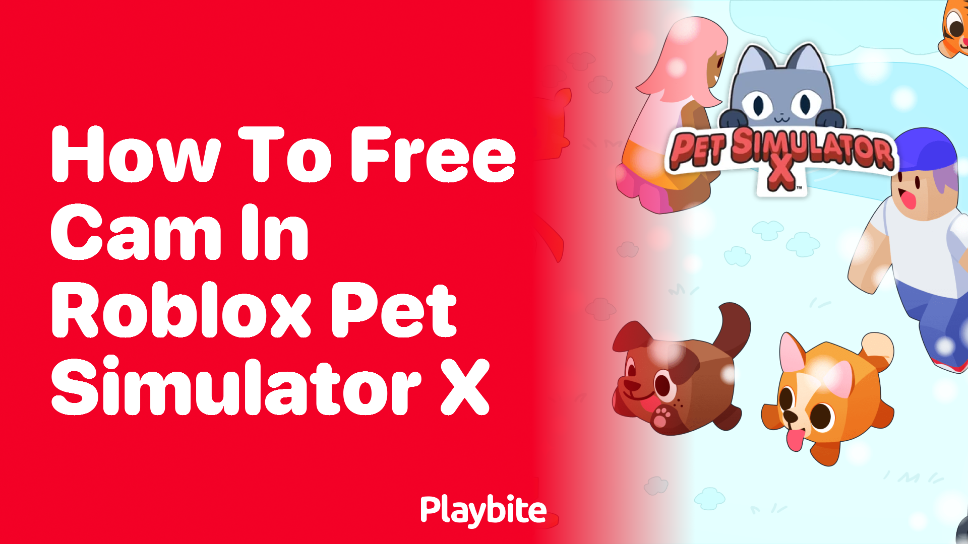 How to Free Cam in Roblox Pet Simulator X
