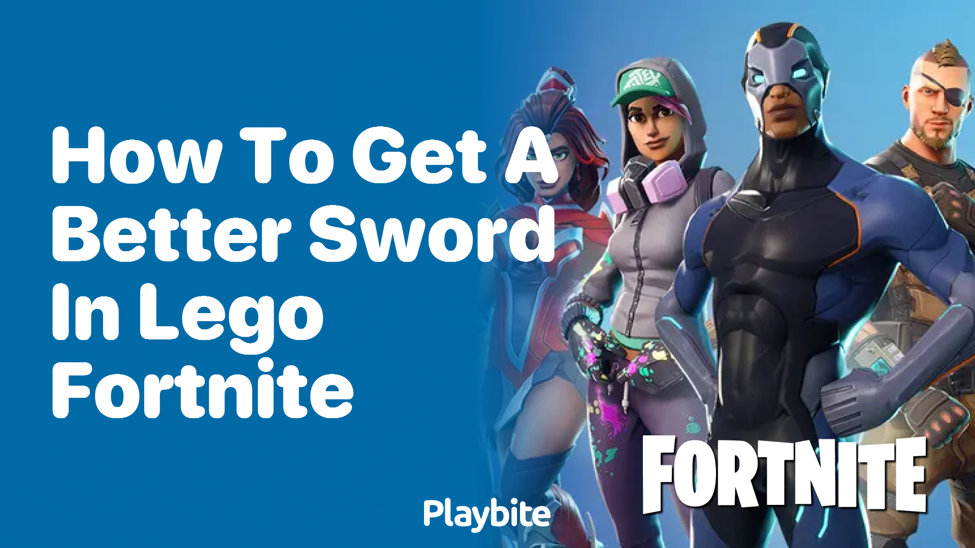How to Get a Better Sword in LEGO Fortnite
