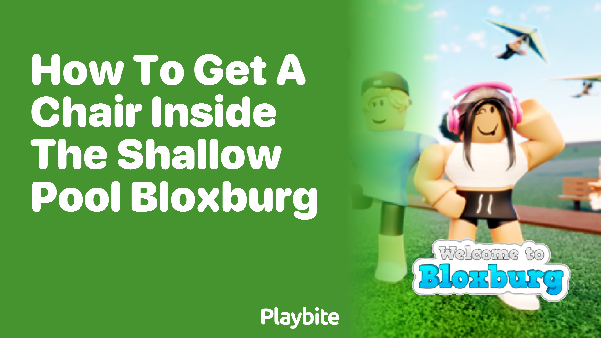 How to Get a Chair Inside the Shallow Pool in Bloxburg