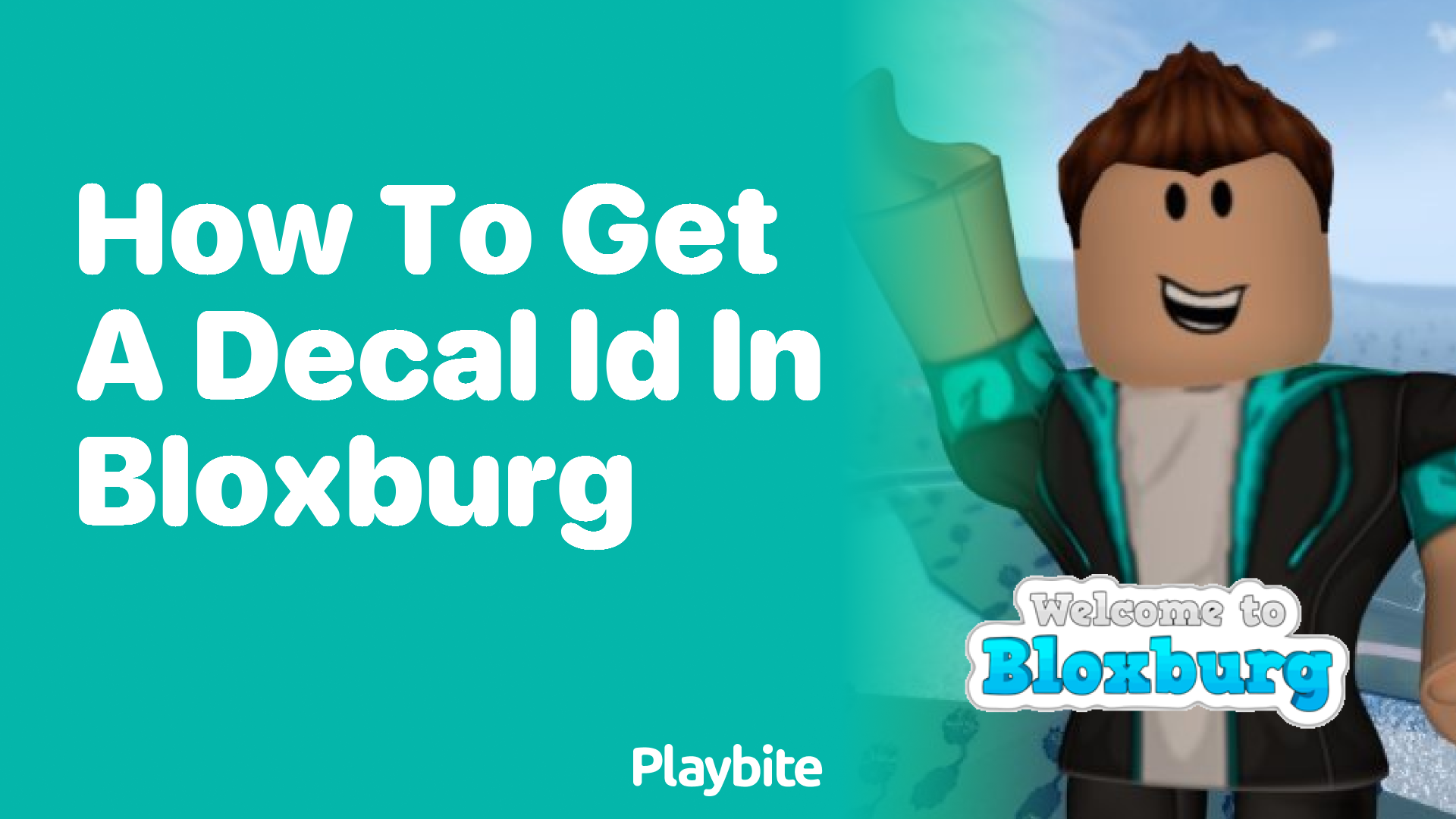How to Get a Decal ID in Bloxburg