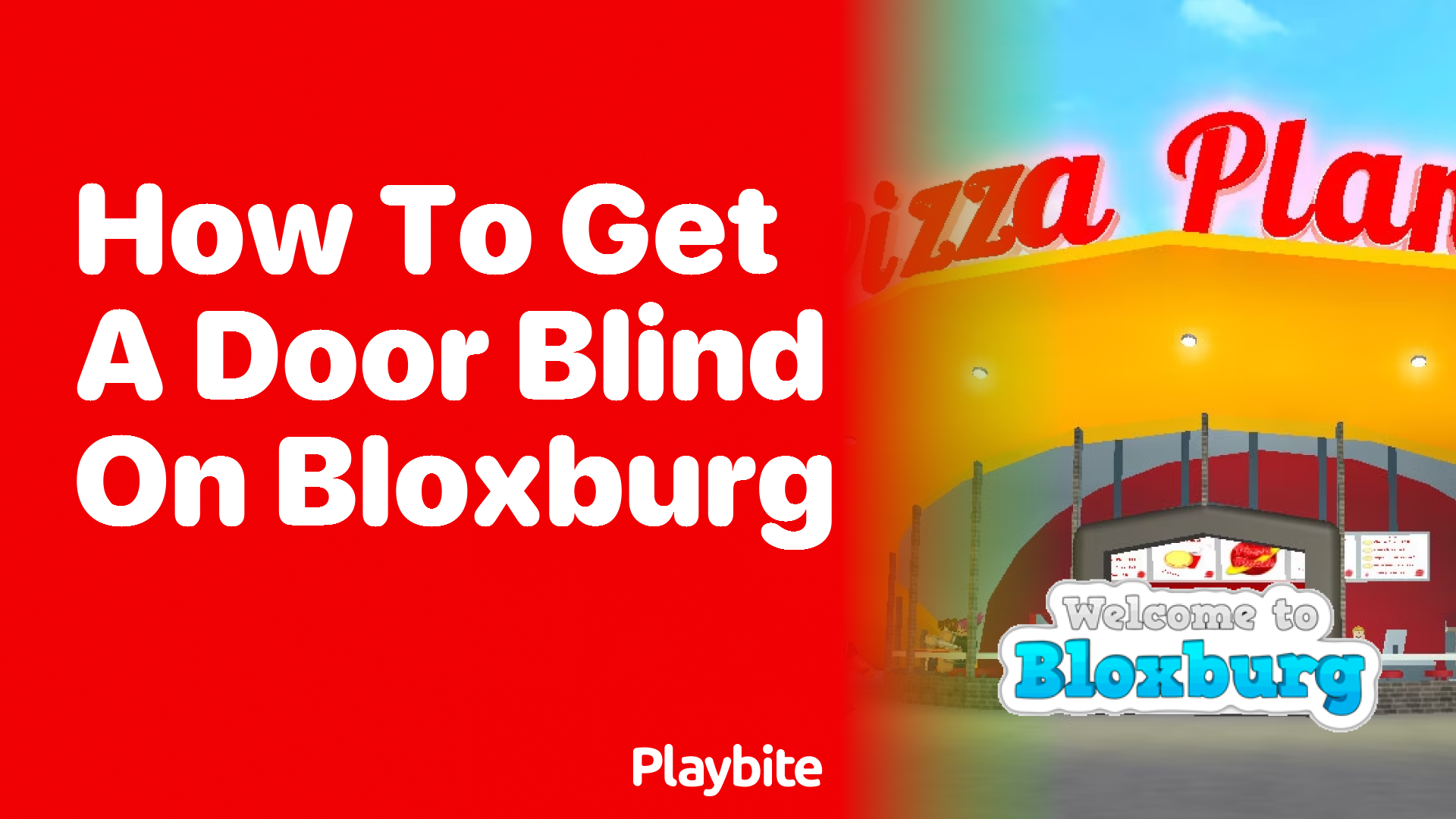How to Get a Door Blind on Bloxburg