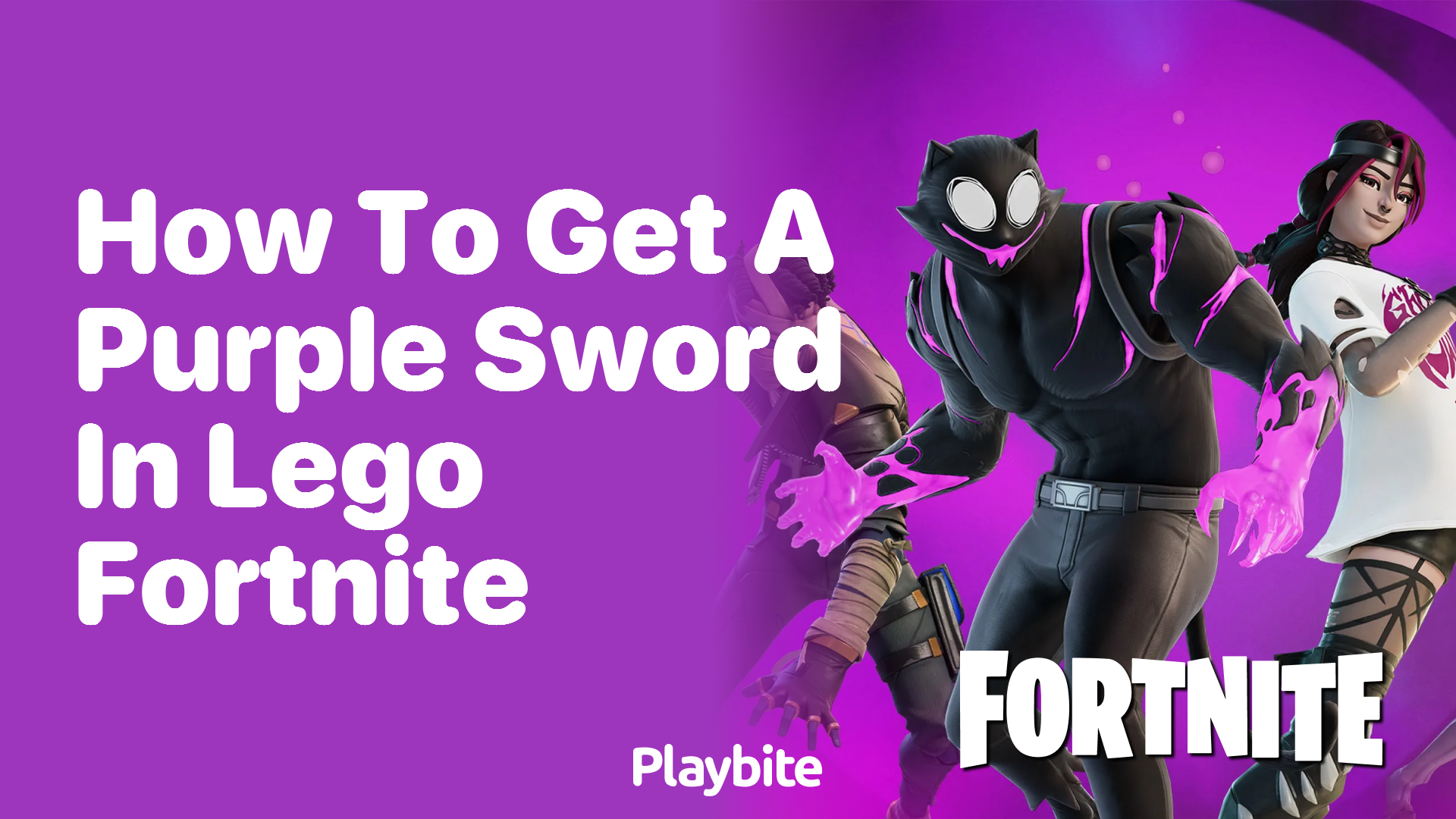 How to Get a Purple Sword in LEGO Fortnite?