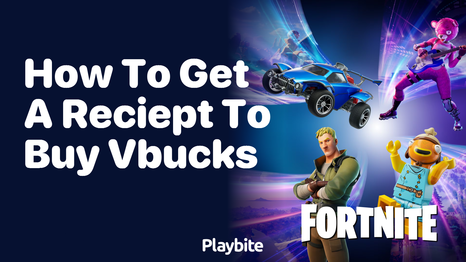 How to Get a Receipt to Buy V-Bucks