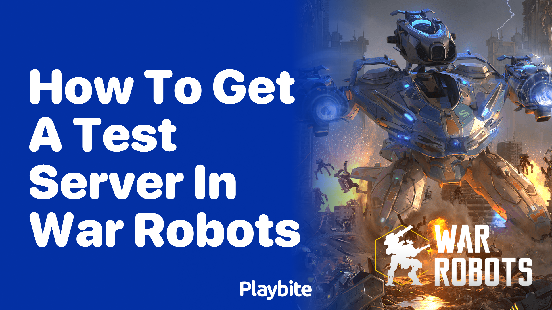 How to Get a Test Server in War Robots