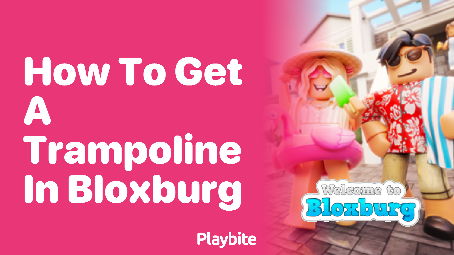 How to Get a Trampoline in Bloxburg