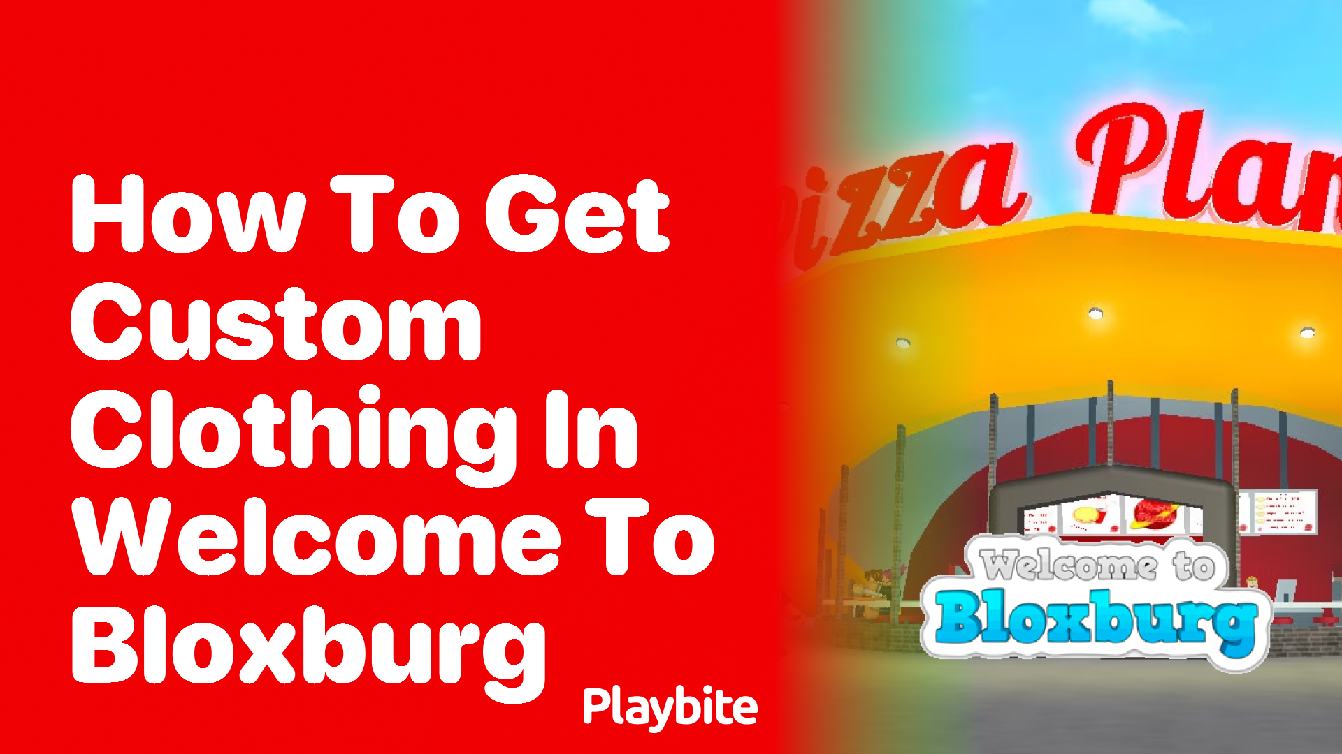 How to Get Custom Clothing in Welcome to Bloxburg