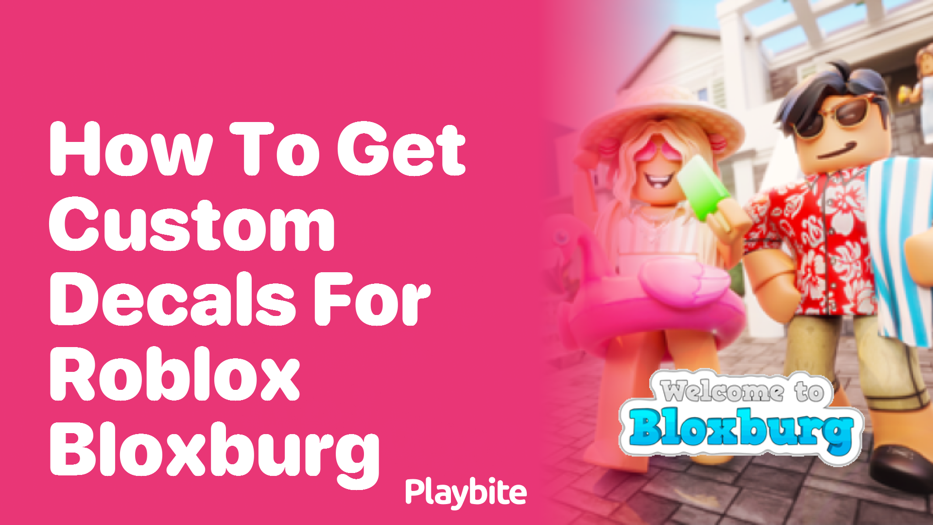 How to Get Custom Decals for Roblox Bloxburg