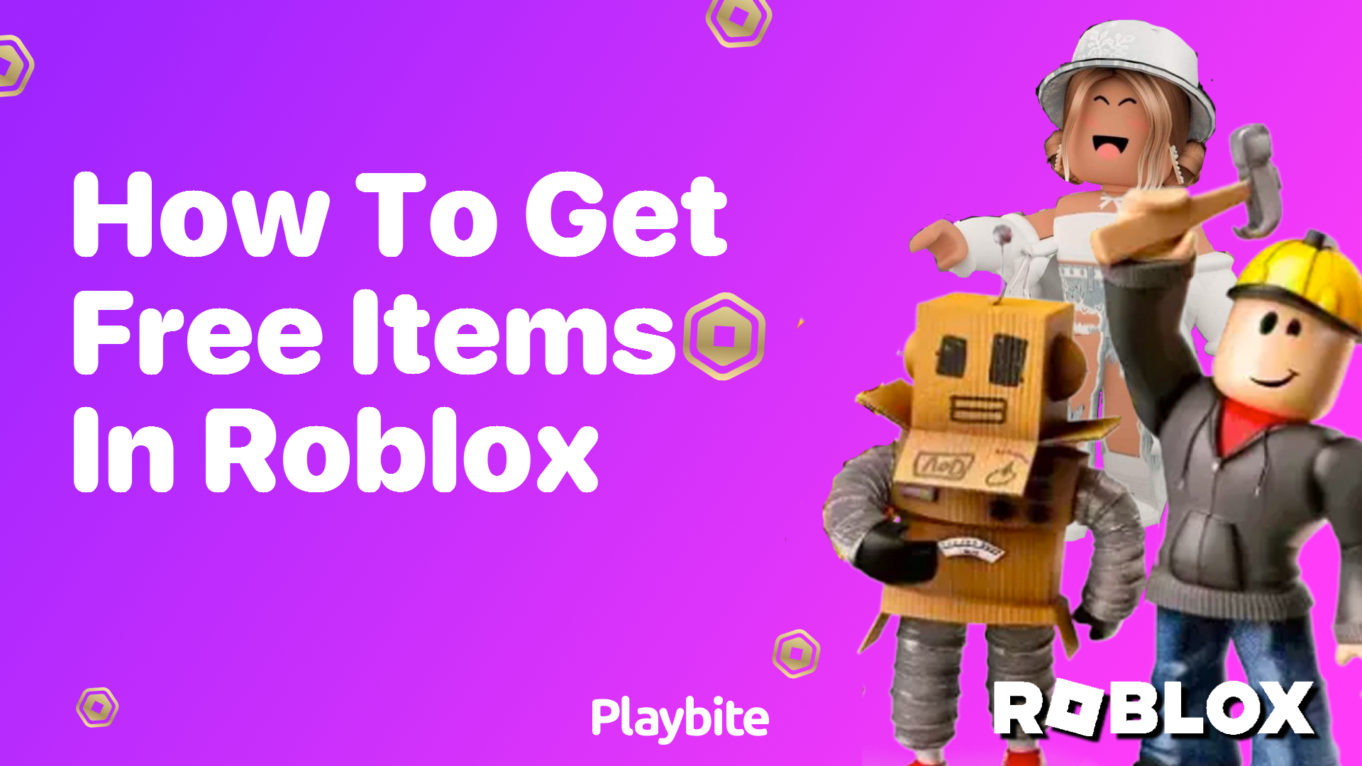 How to Get Free Items in Roblox?