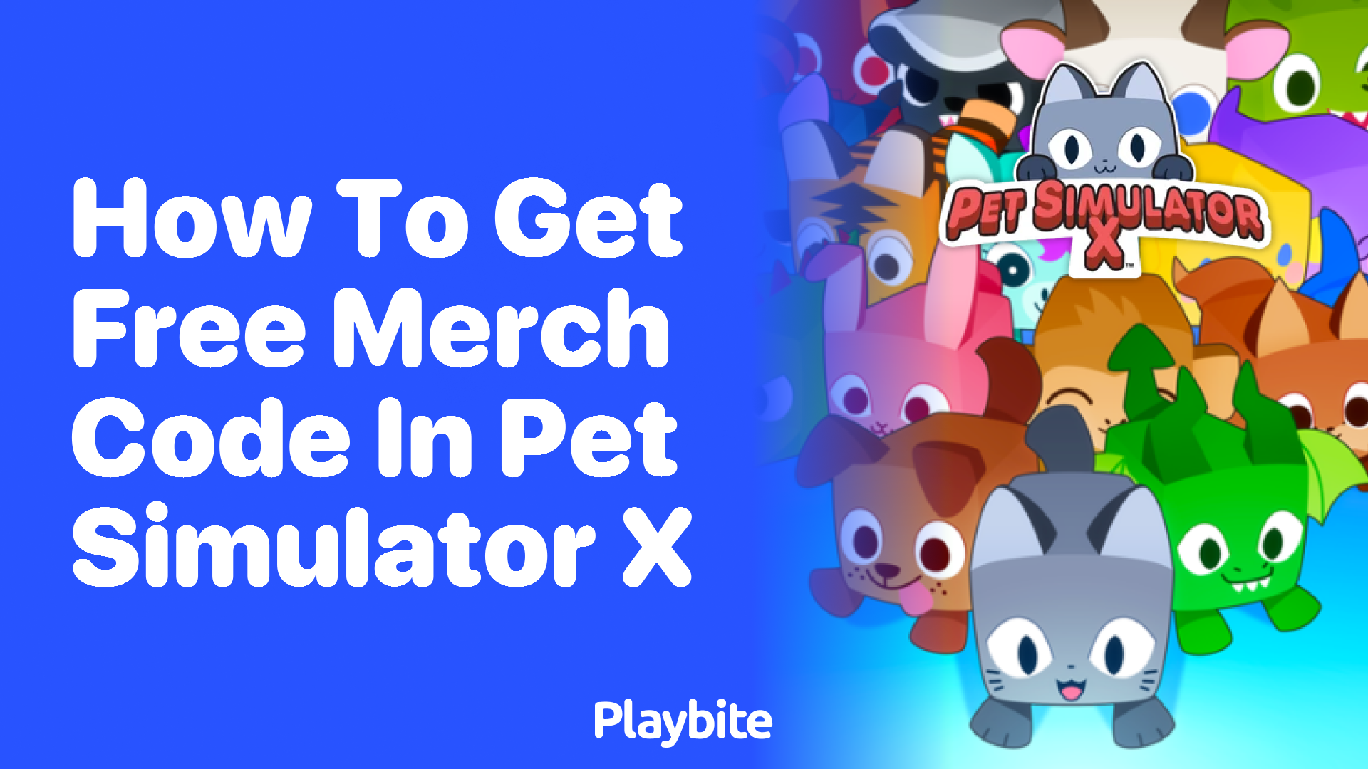 How to Get Free Merch Codes in Pet Simulator X
