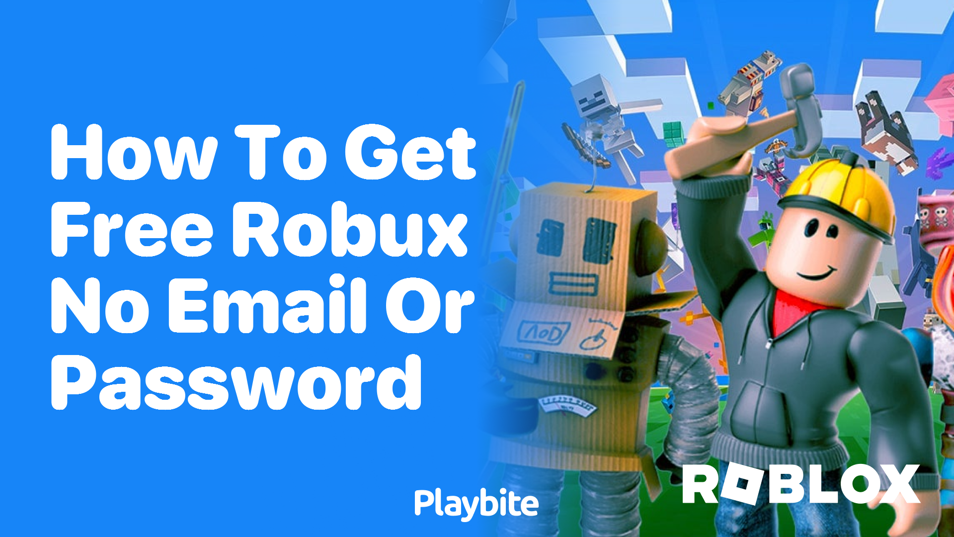 How to Get Free Robux Without Giving Your Email or Password