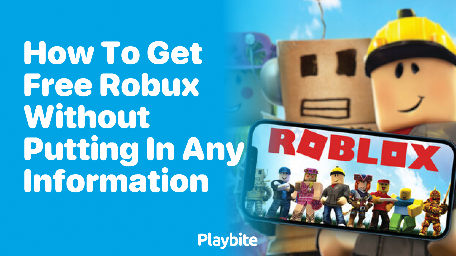 How to Get Free Robux Without Putting in Any Information