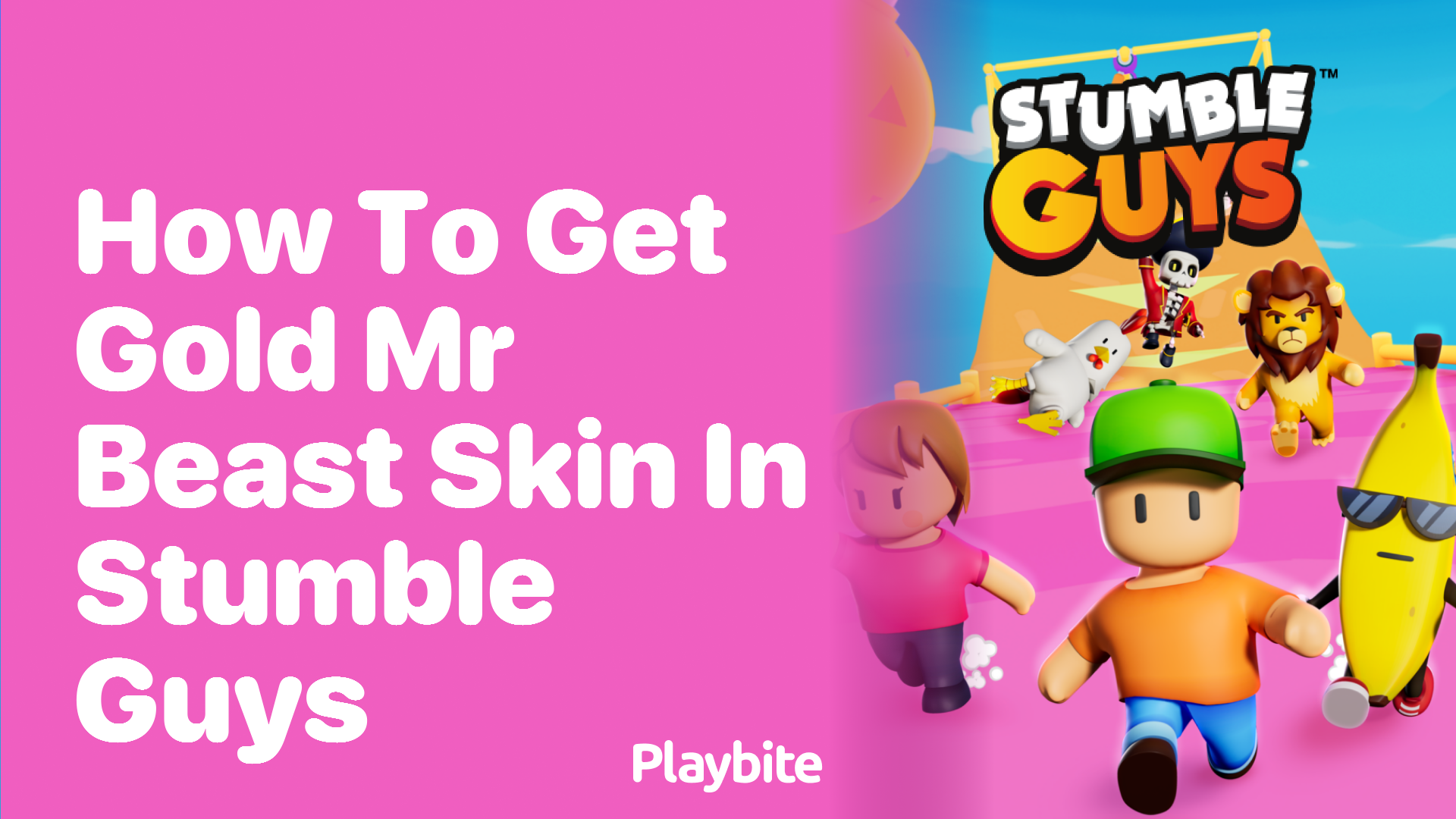 How to Get the Gold Mr. Beast Skin in Stumble Guys