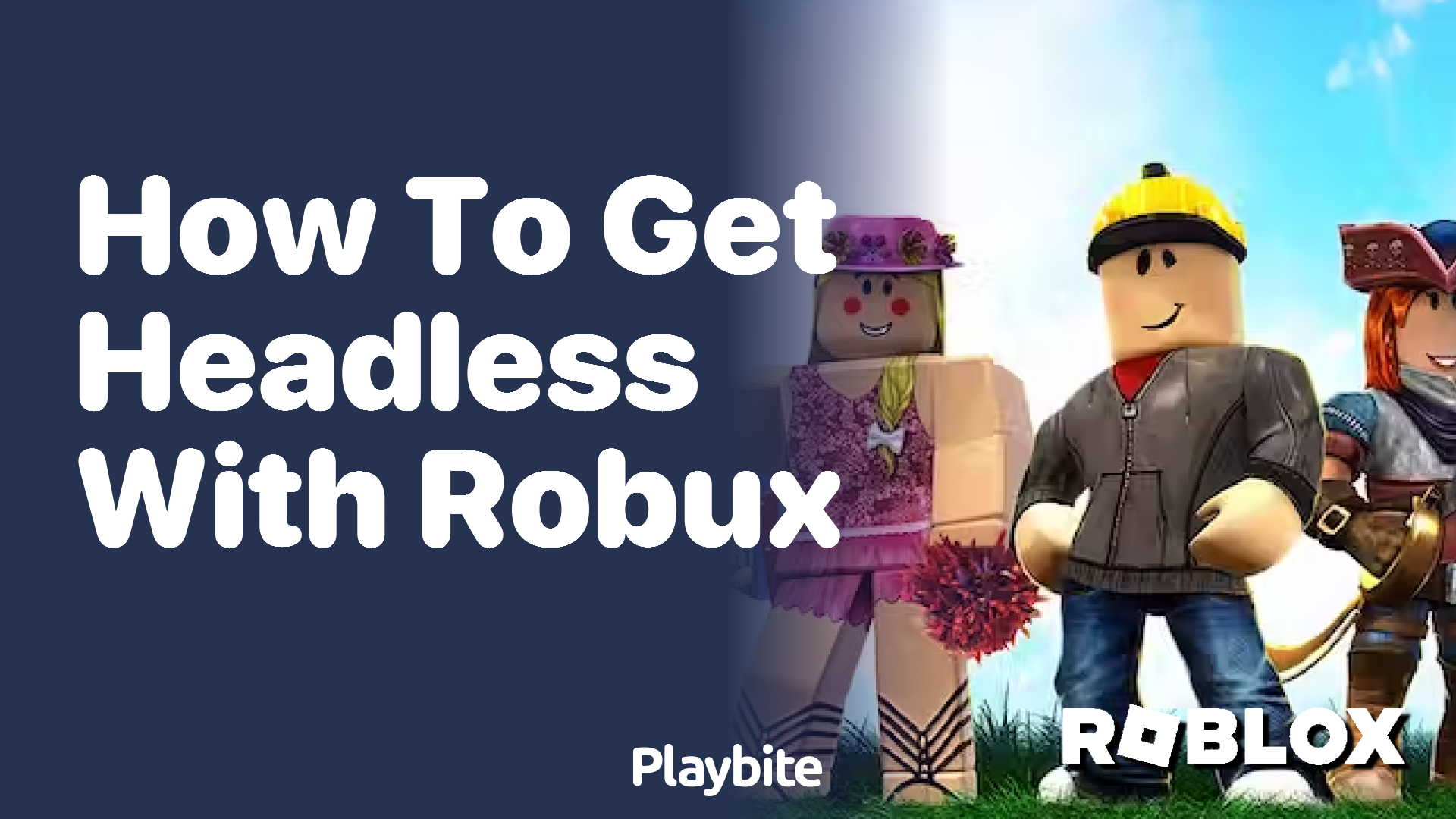 How to Get Headless with Robux in Roblox
