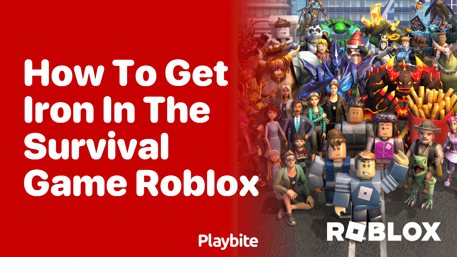 How to Get Iron in the Survival Game Roblox