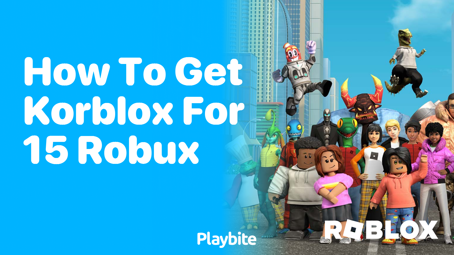 How to Get Korblox for 15 Robux