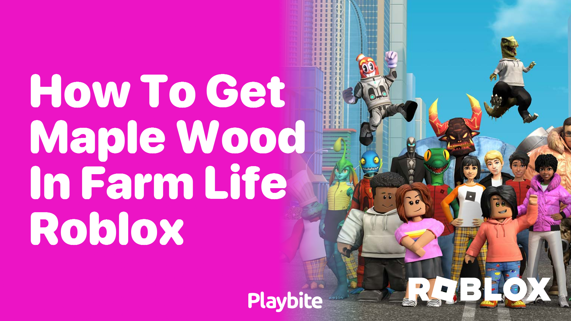 How to Get Maple Wood in Farm Life on Roblox