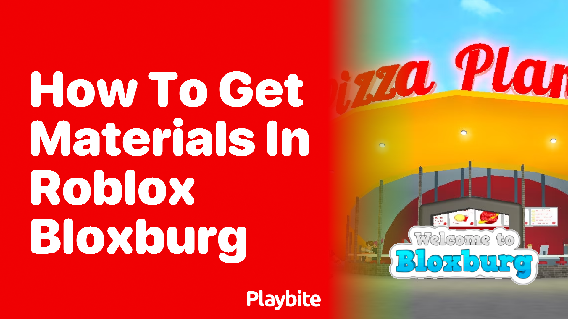 How to Get Materials in Roblox Bloxburg