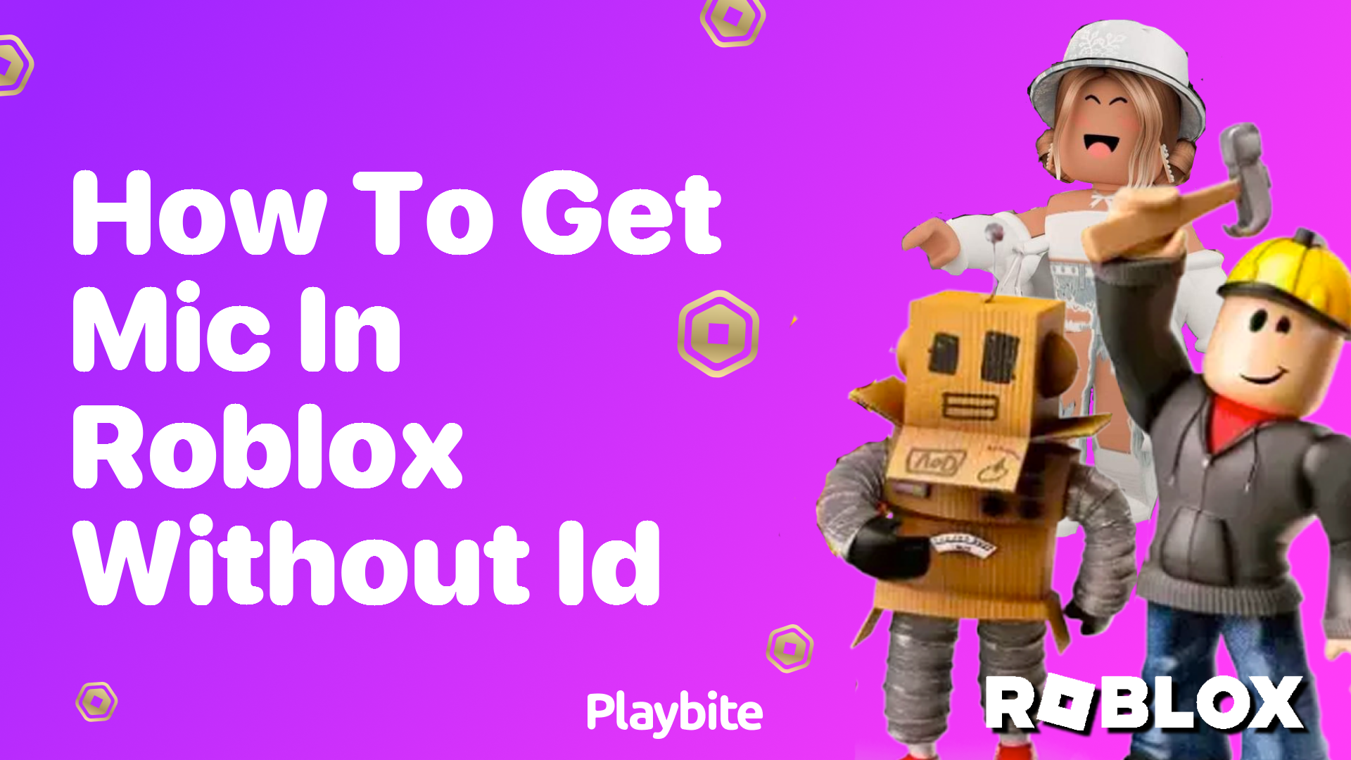 How to get a mic in Roblox without ID