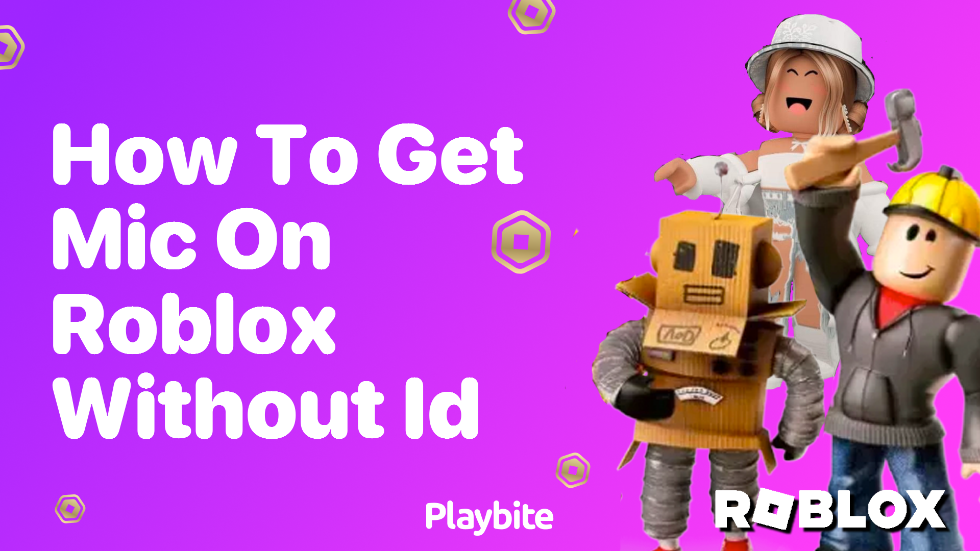How to Get a Mic on Roblox Without ID?