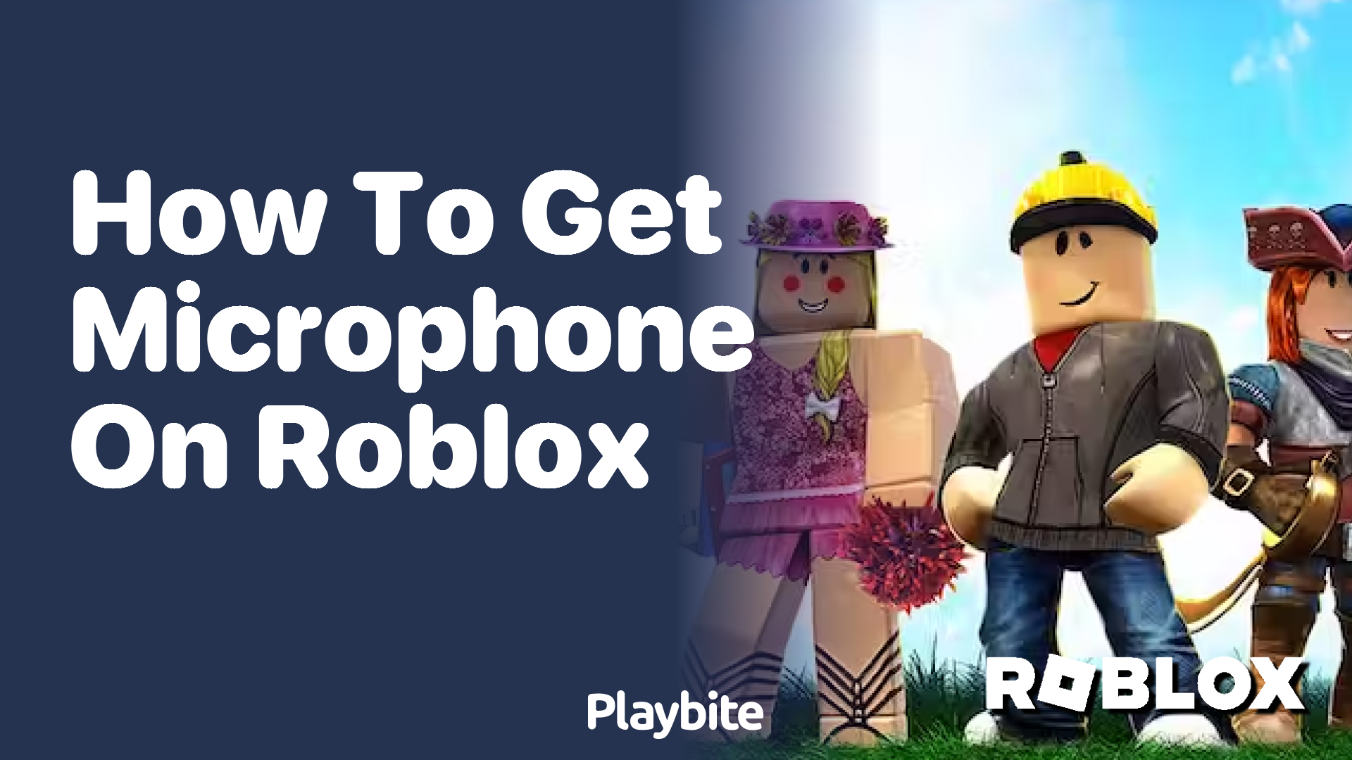 How to Get a Microphone on Roblox Playbite