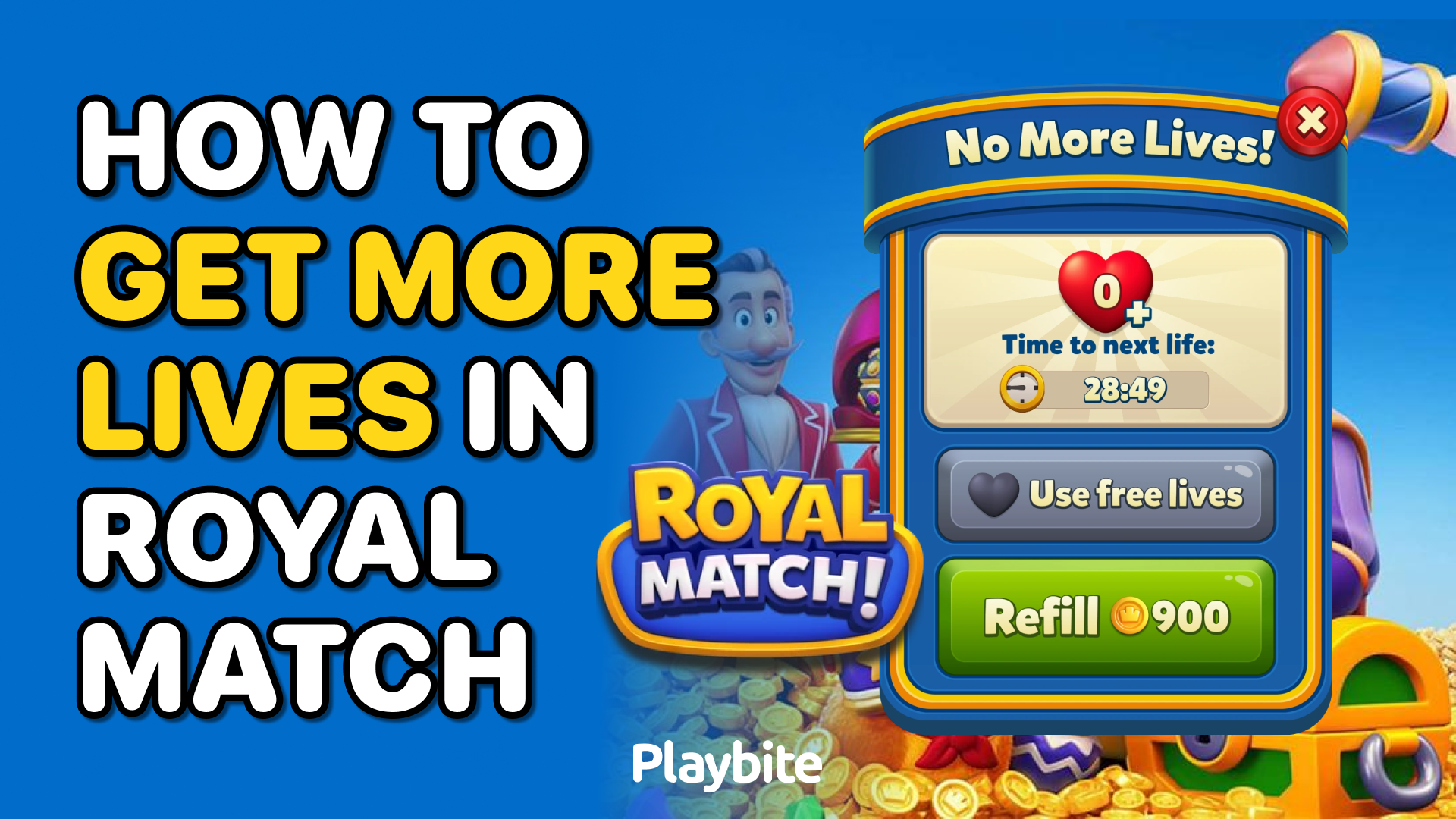 How To Get More Lives In Royal Match