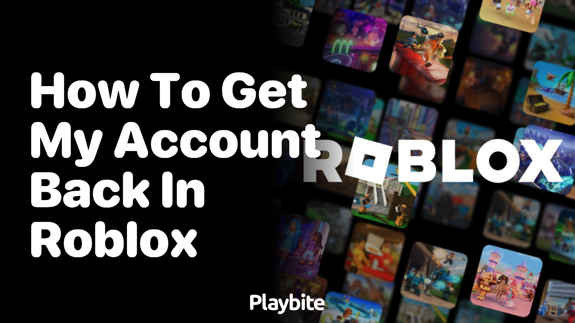 How to Recover Your Account in Roblox
