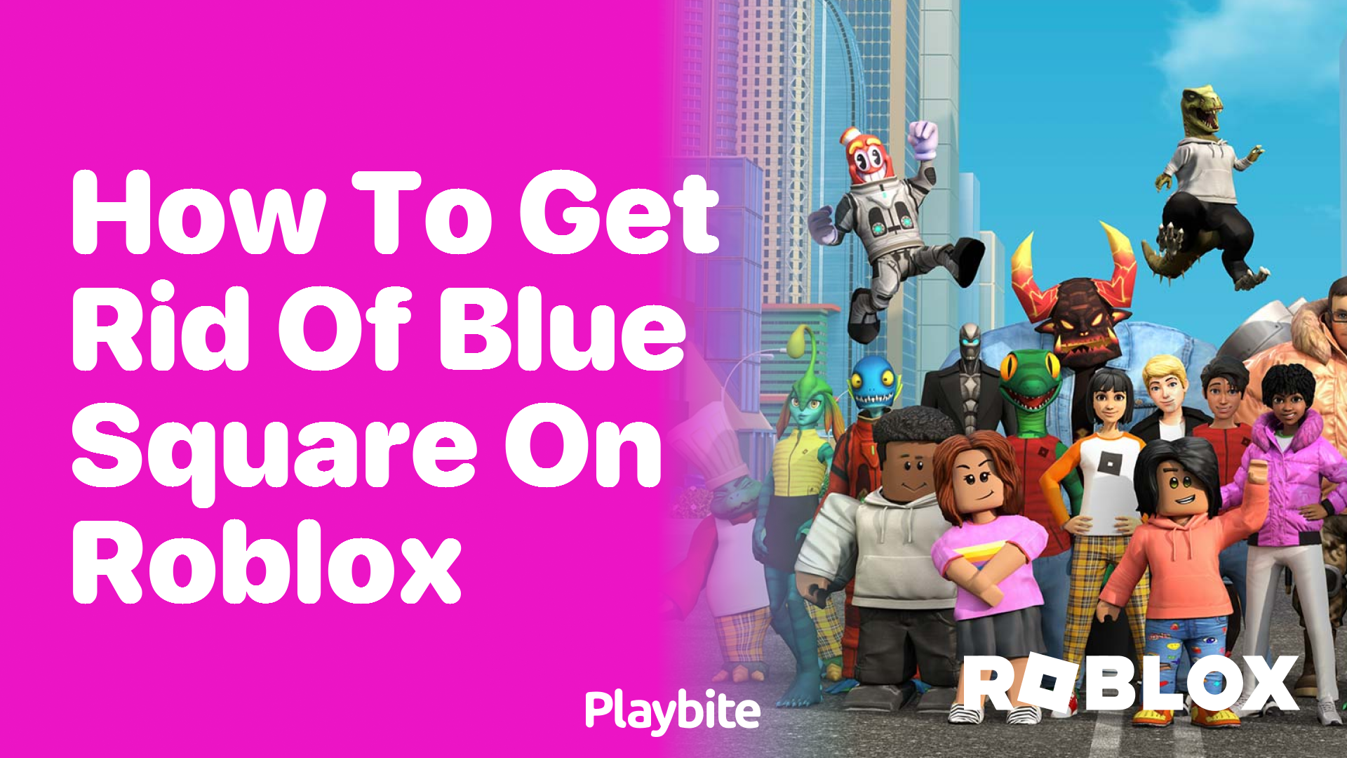 How to Get Rid of the Blue Square on Roblox