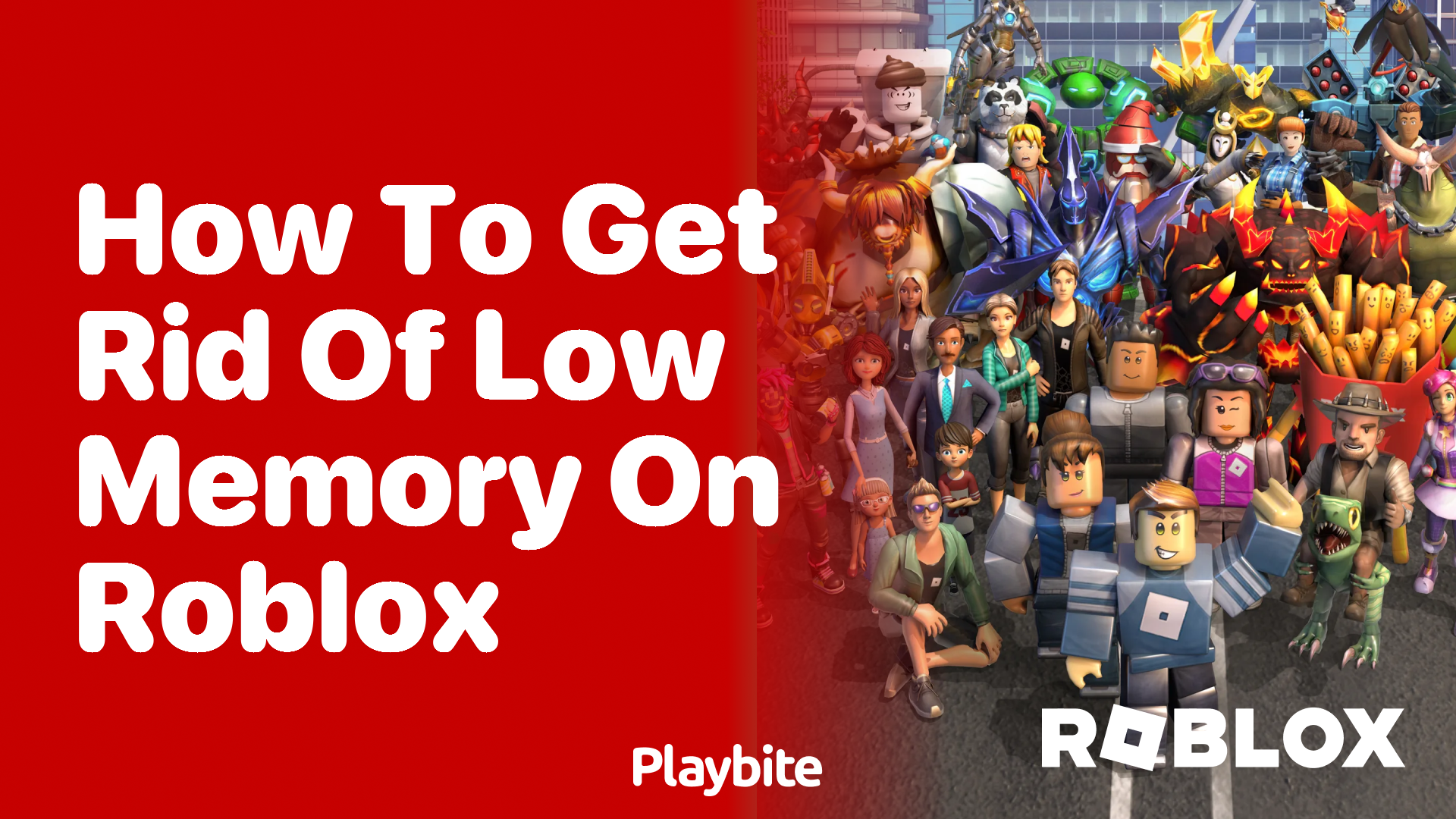 How to Get Rid of Low Memory on Roblox