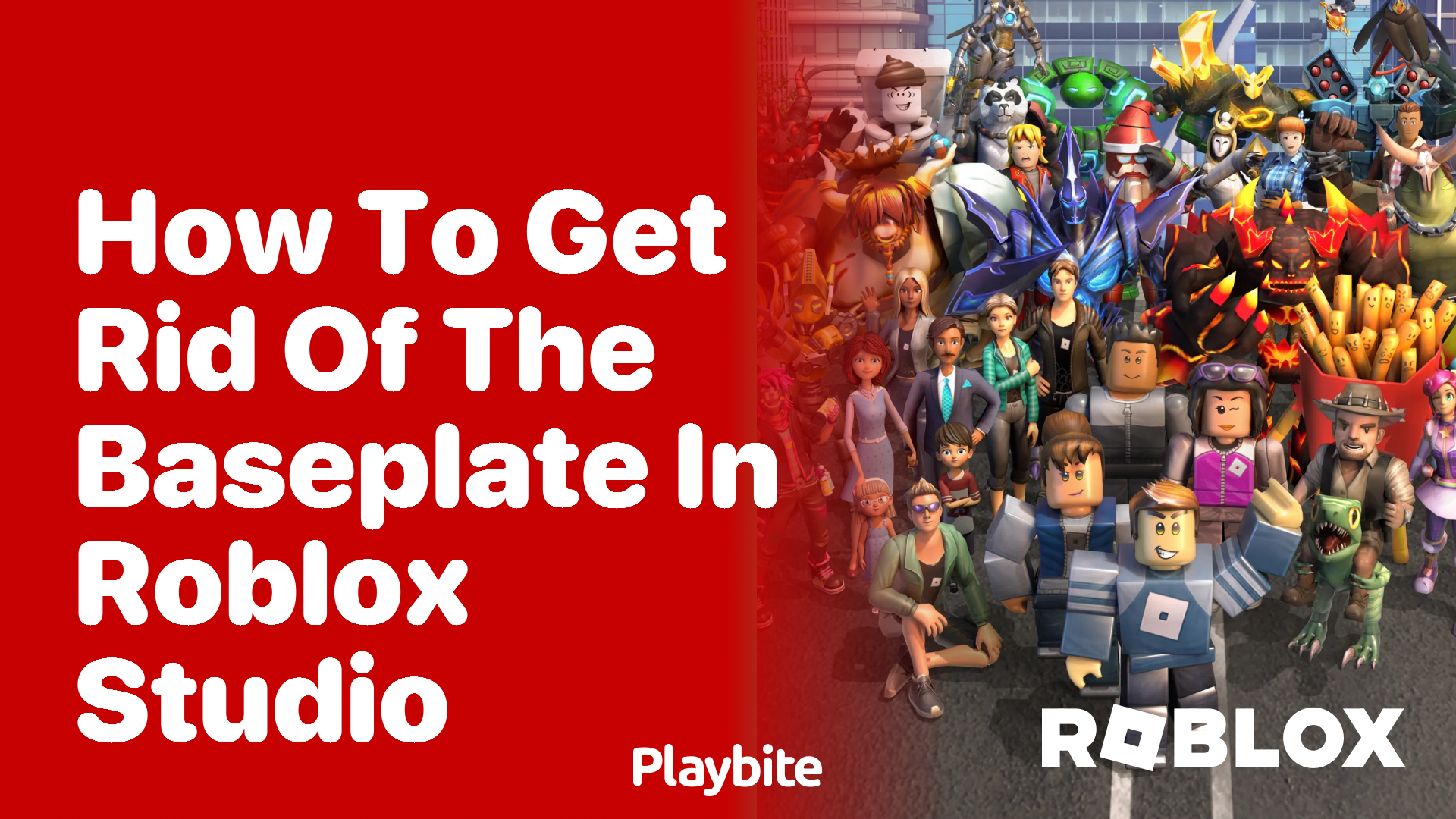 How to Get Rid of the Baseplate in Roblox Studio