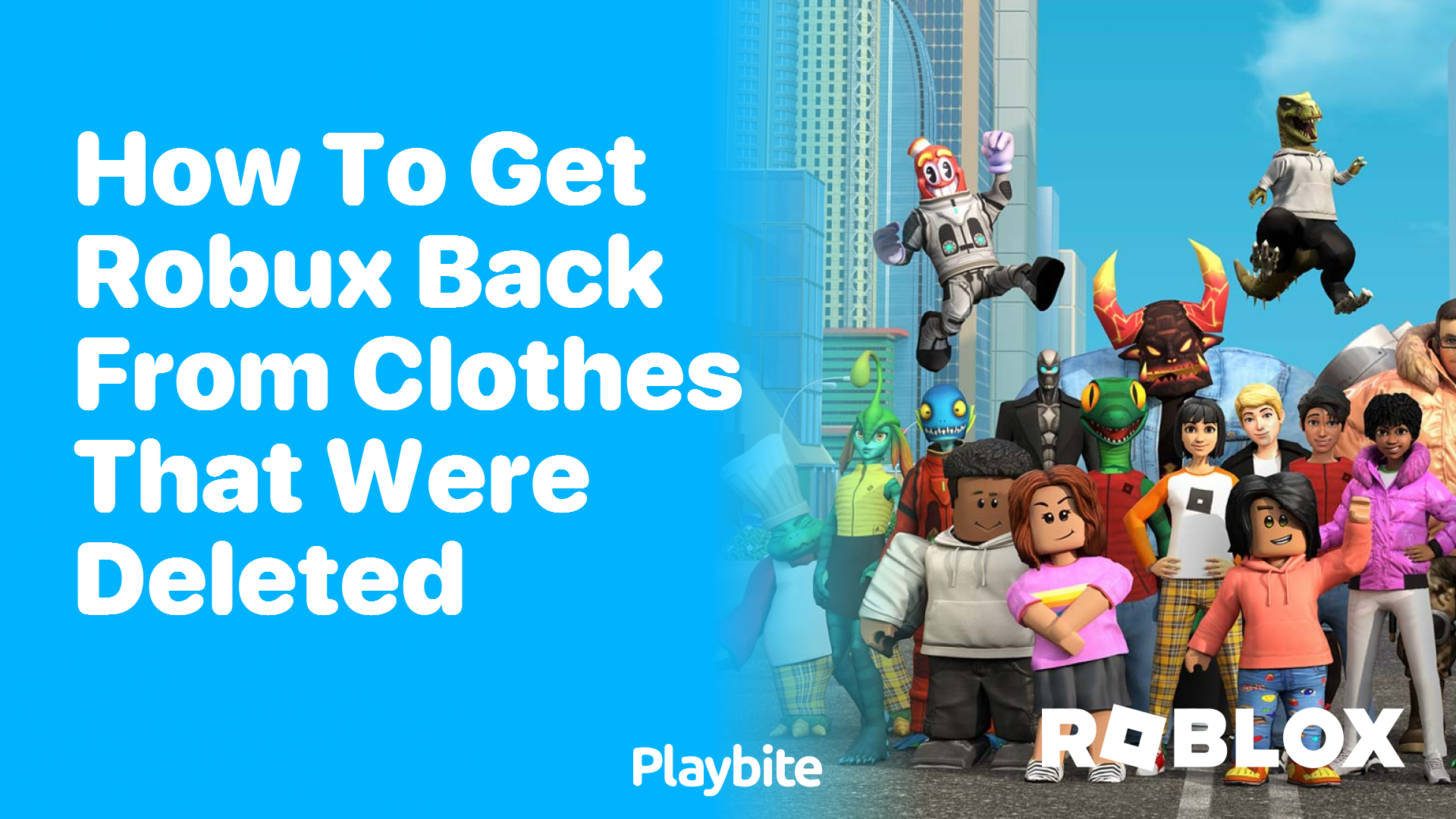 How to Get Robux Back from Clothes That Were Deleted