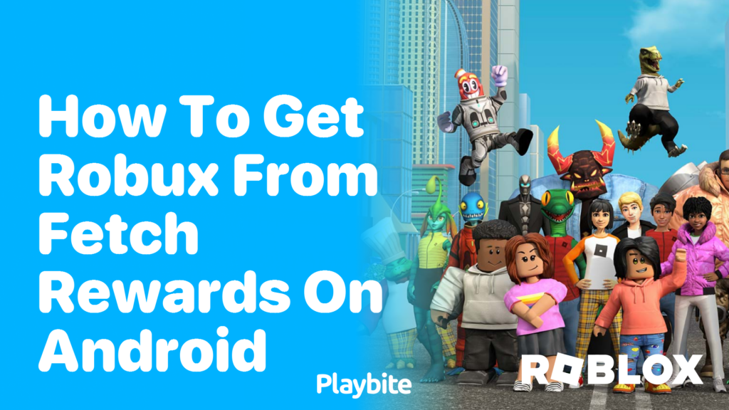 How To Get Robux On Fetch Rewards 2022 www.playbite.com