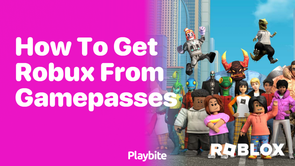 How To Get Robux From Gamepasses In Roblox Playbite How To Get Robux From Gamepasses 1024x576