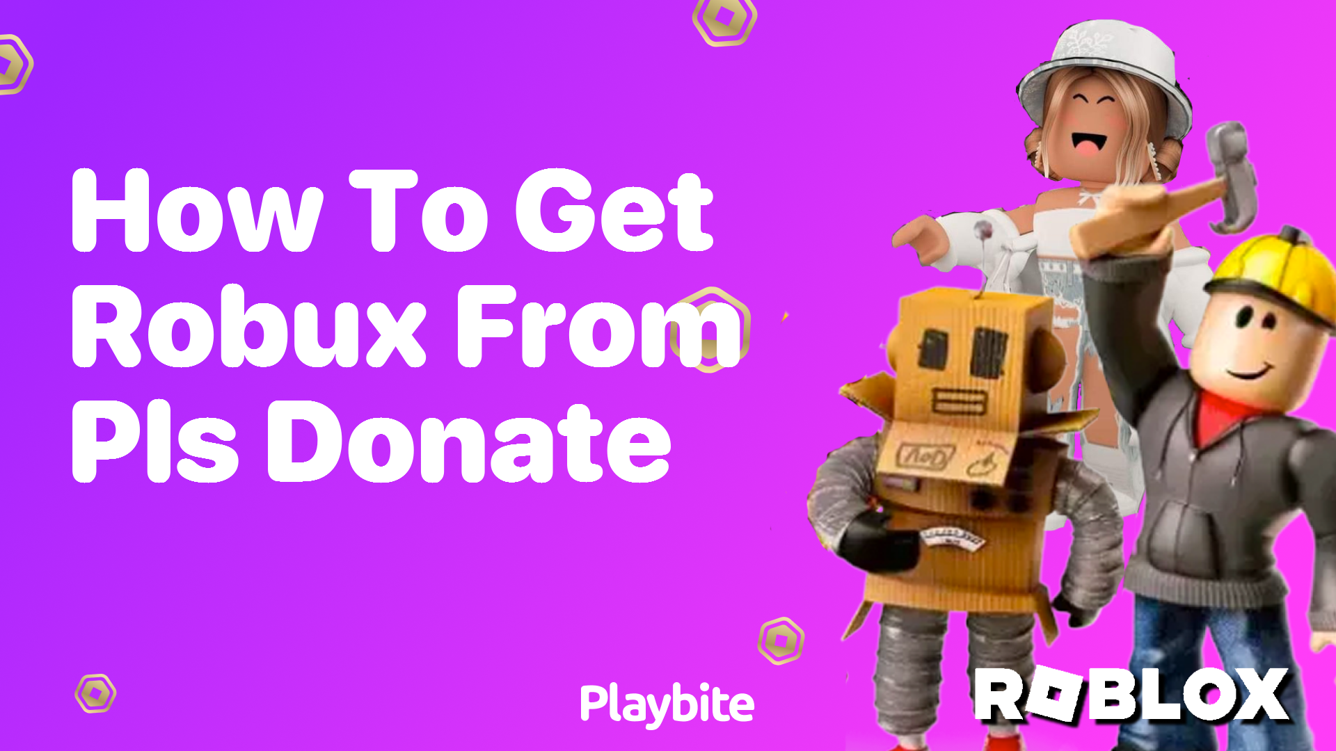 How to Get Robux from Pls Donate in Roblox