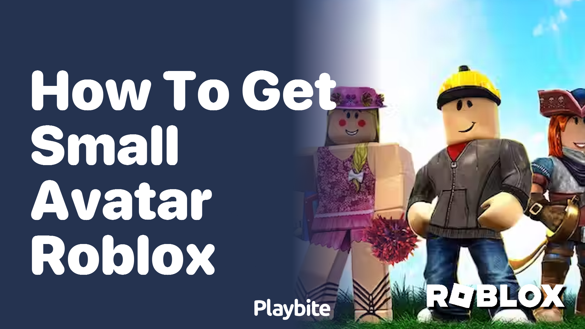 How to Get a Small Avatar on Roblox