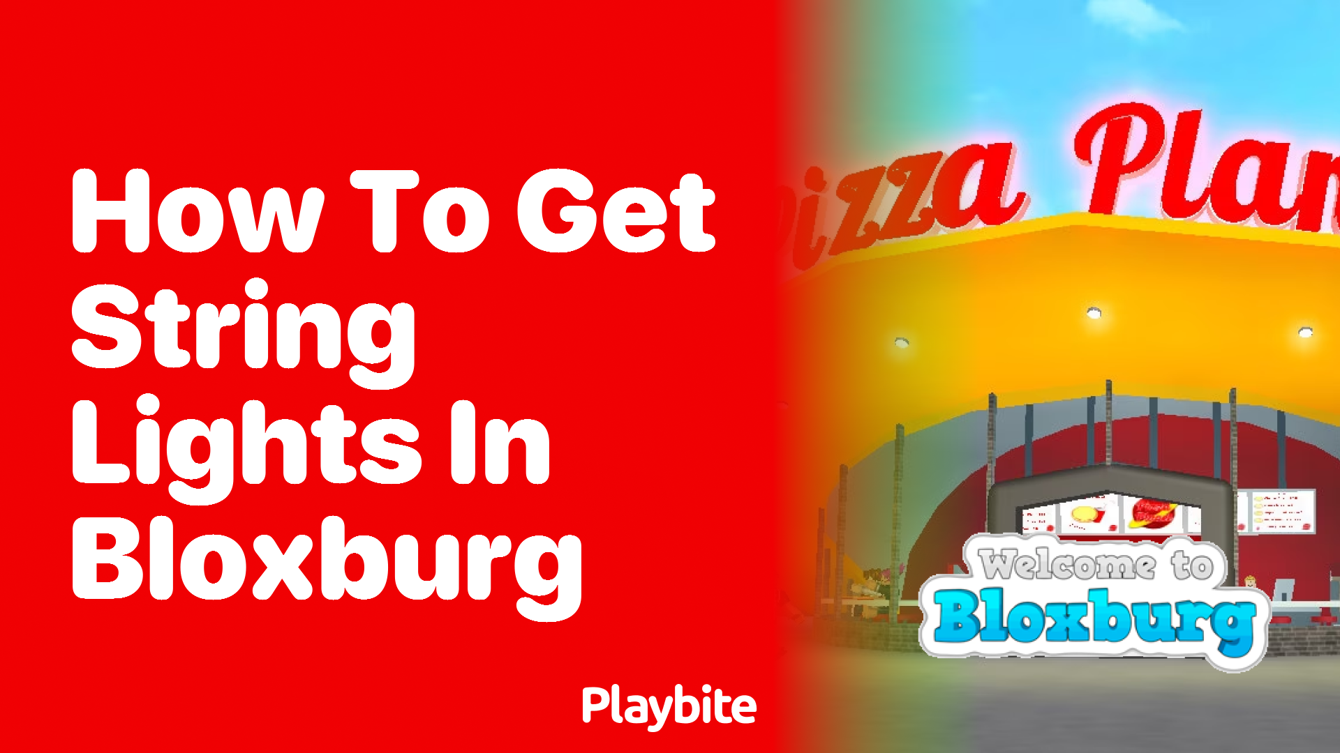 How to Get String Lights in Bloxburg