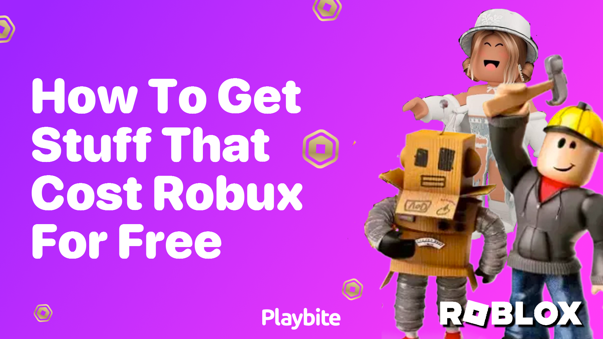 How to Get Stuff That Costs Robux for Free