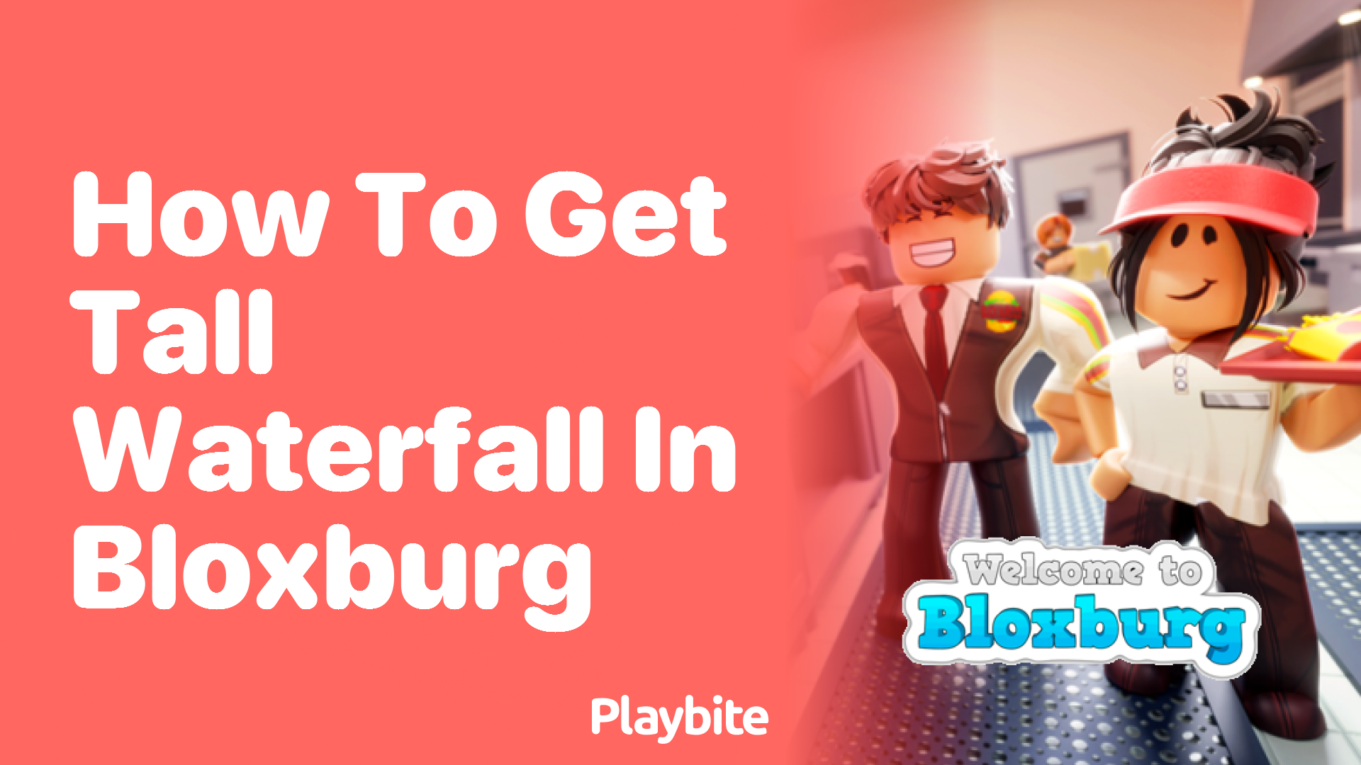 How to Get a Tall Waterfall in Bloxburg