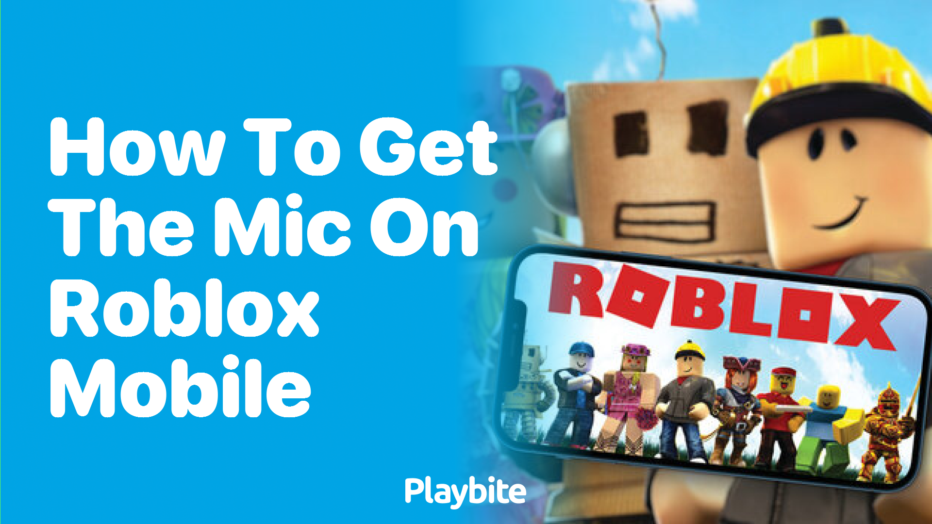 How to get the mic on Roblox Mobile