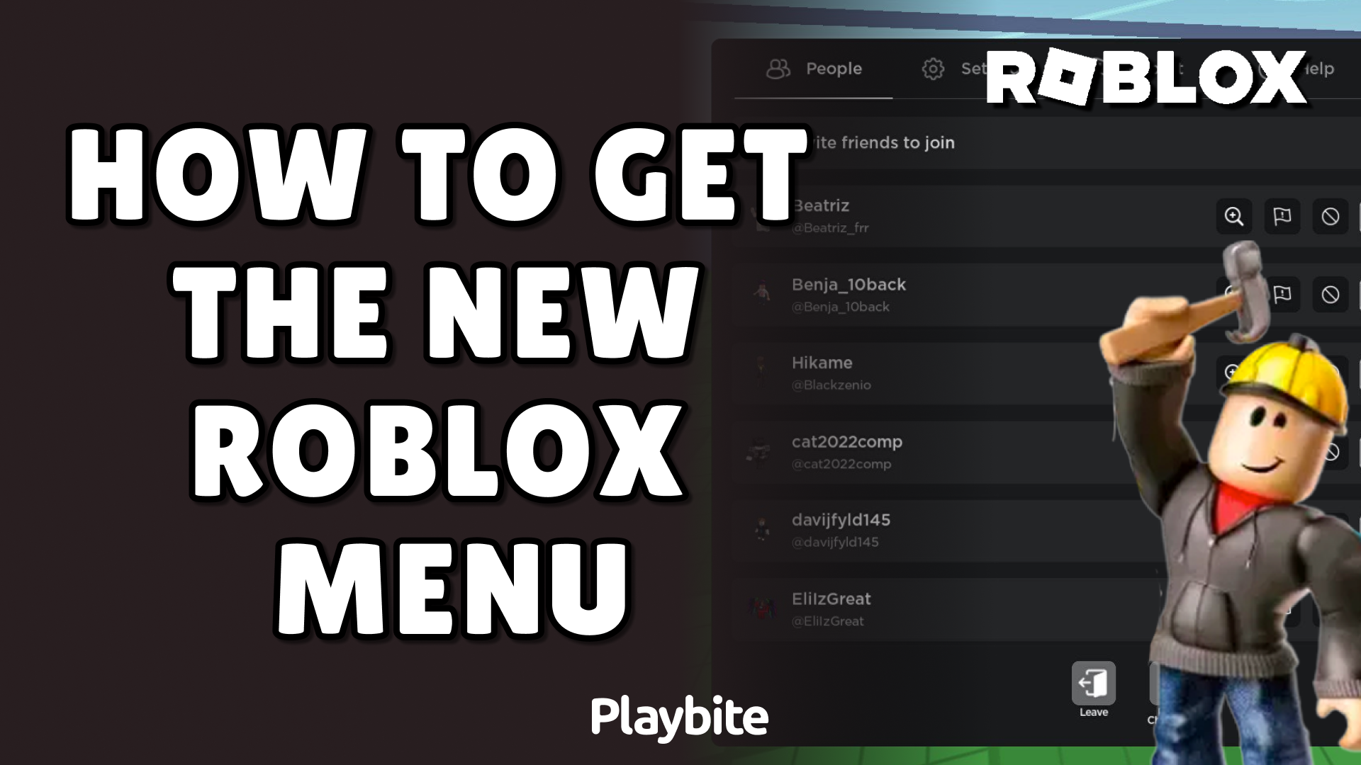 How to Get the New Roblox Menu