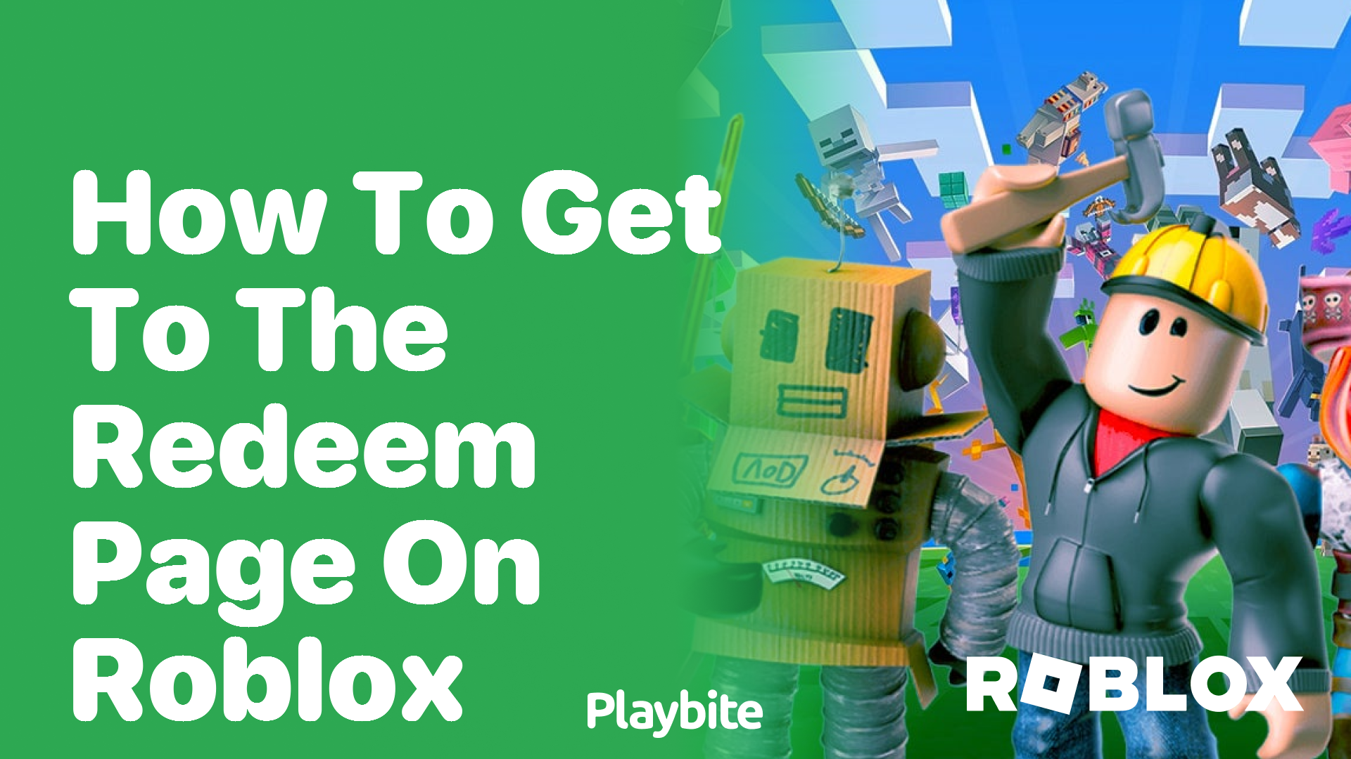 How to Get to the Redeem Page on Roblox
