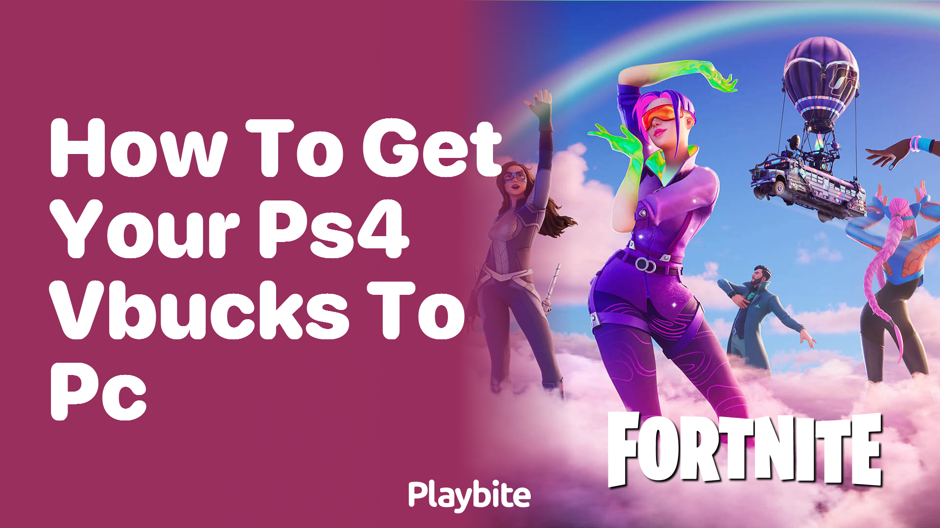 How to Transfer Your PS4 V-Bucks to PC in Fortnite