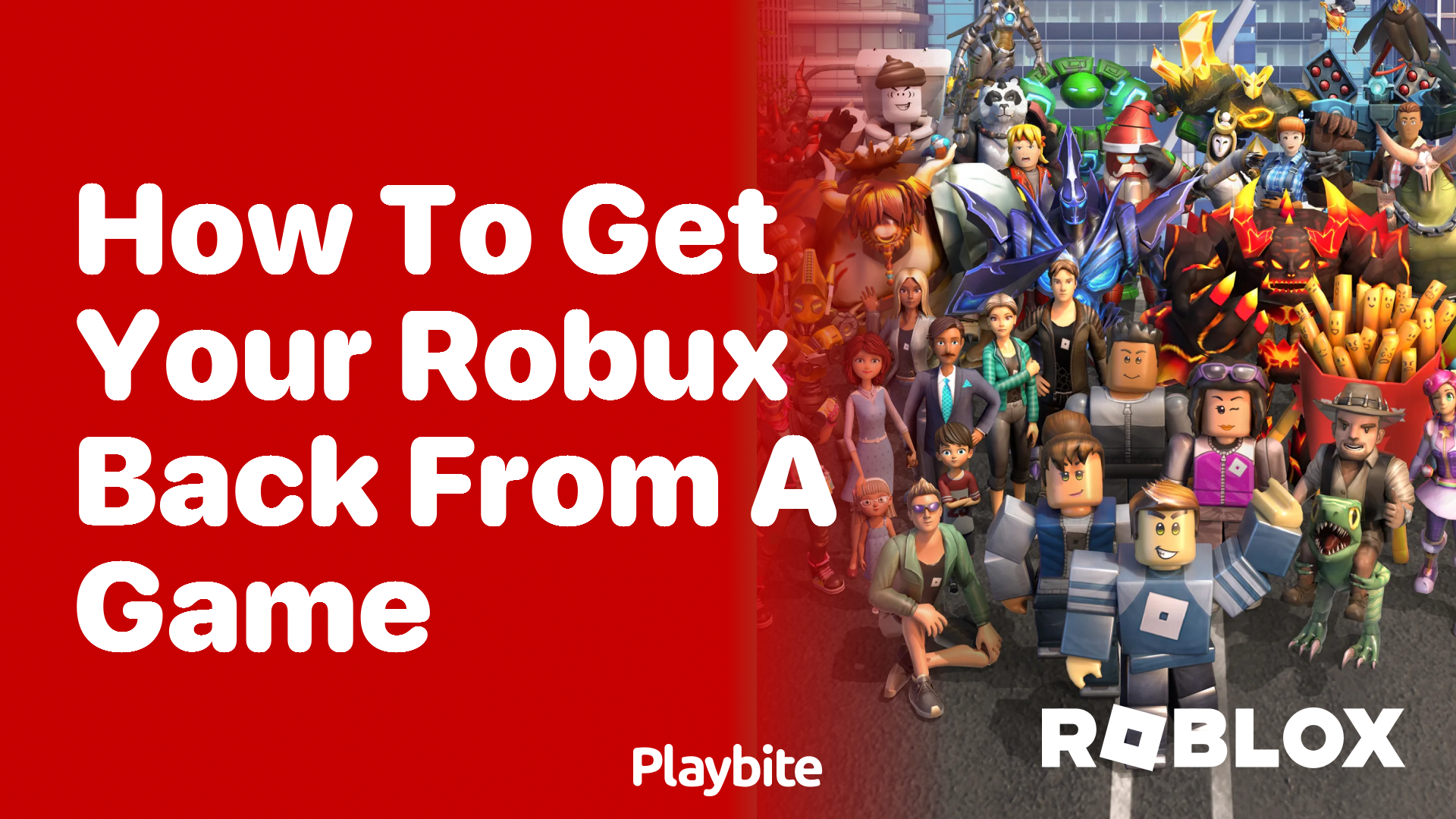 How to Get Your Robux Back from a Game