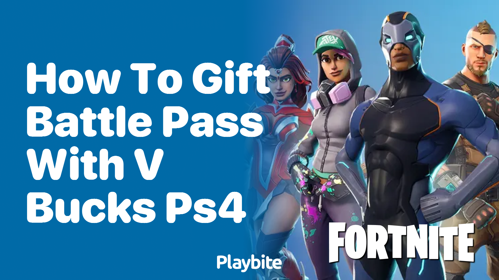 How to Gift a Battle Pass with V-Bucks on PS4