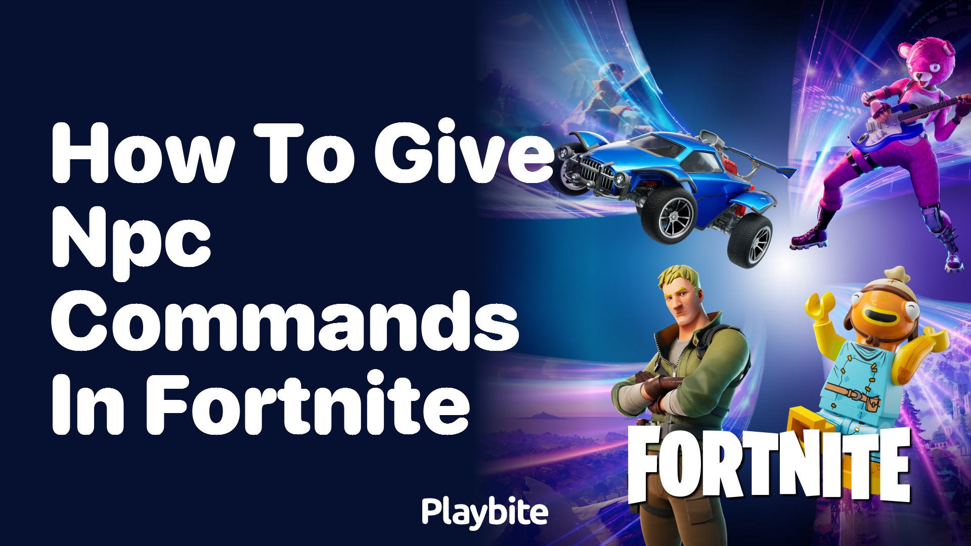 How to Give NPC Commands in Fortnite