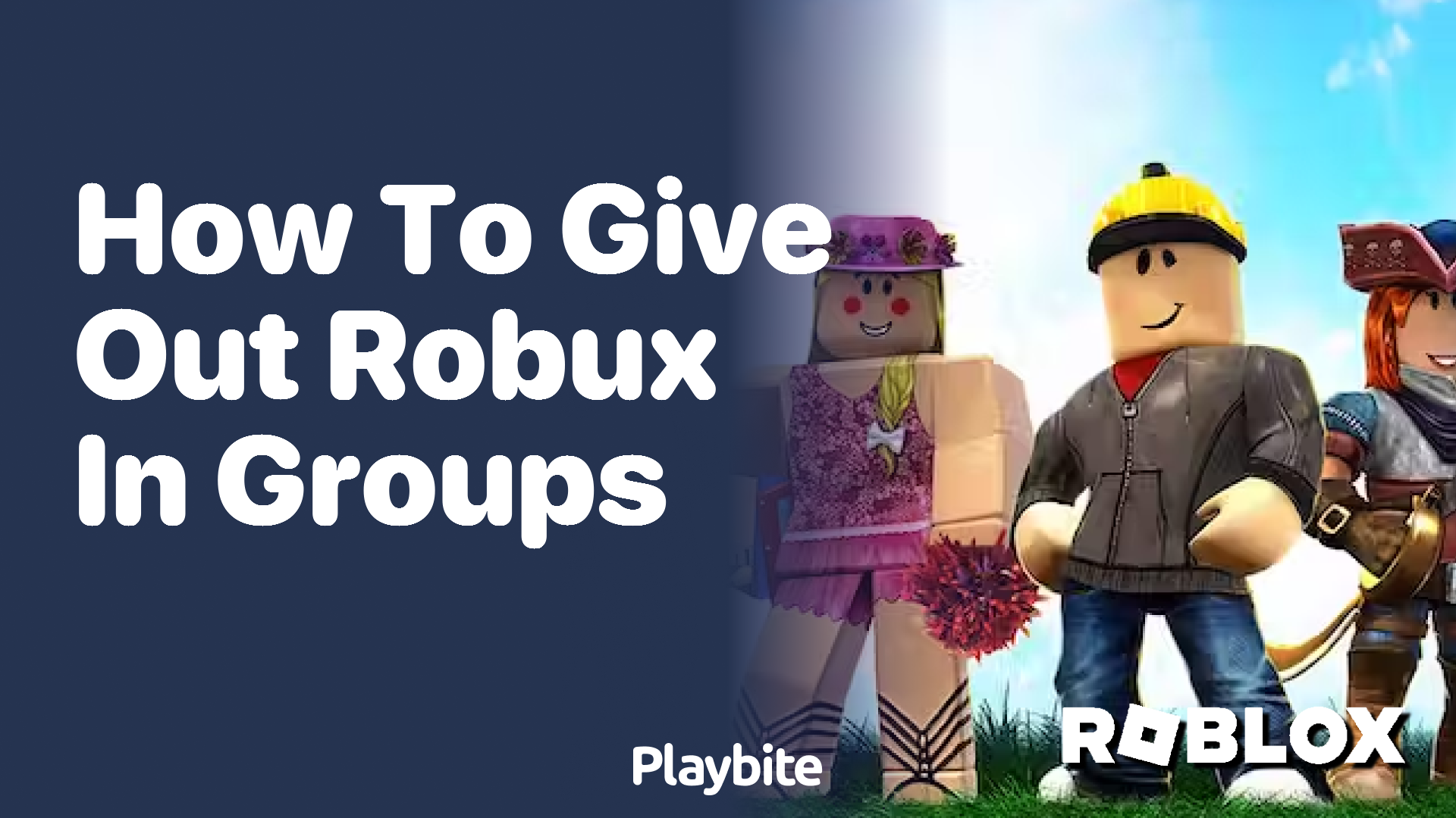 How to Give Out Robux in Groups on Roblox