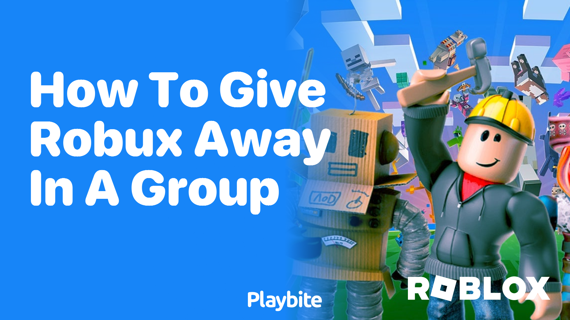 How to Give Robux Away in a Group on Roblox